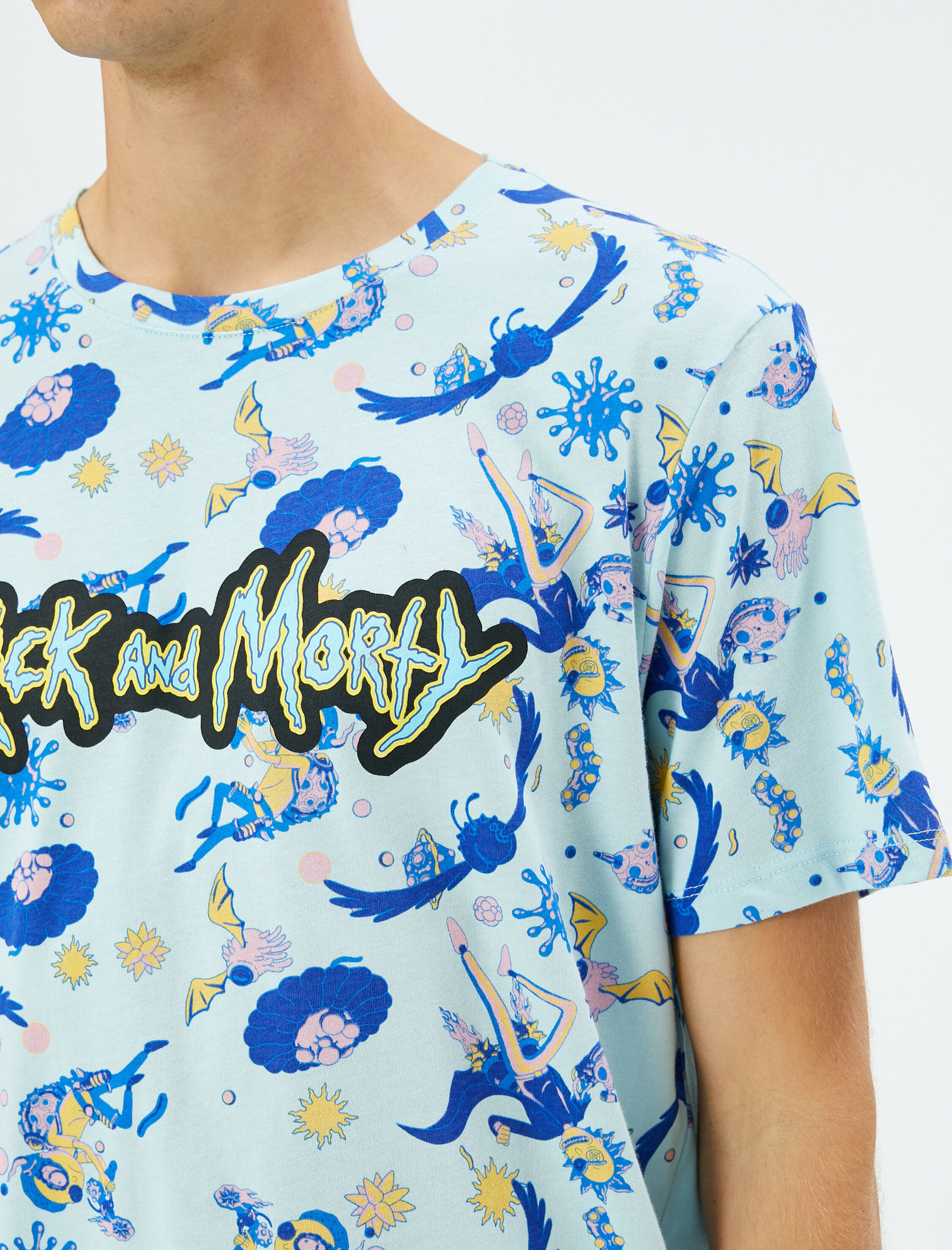   Rick and Morty Tişört Lisanslı Baskılı