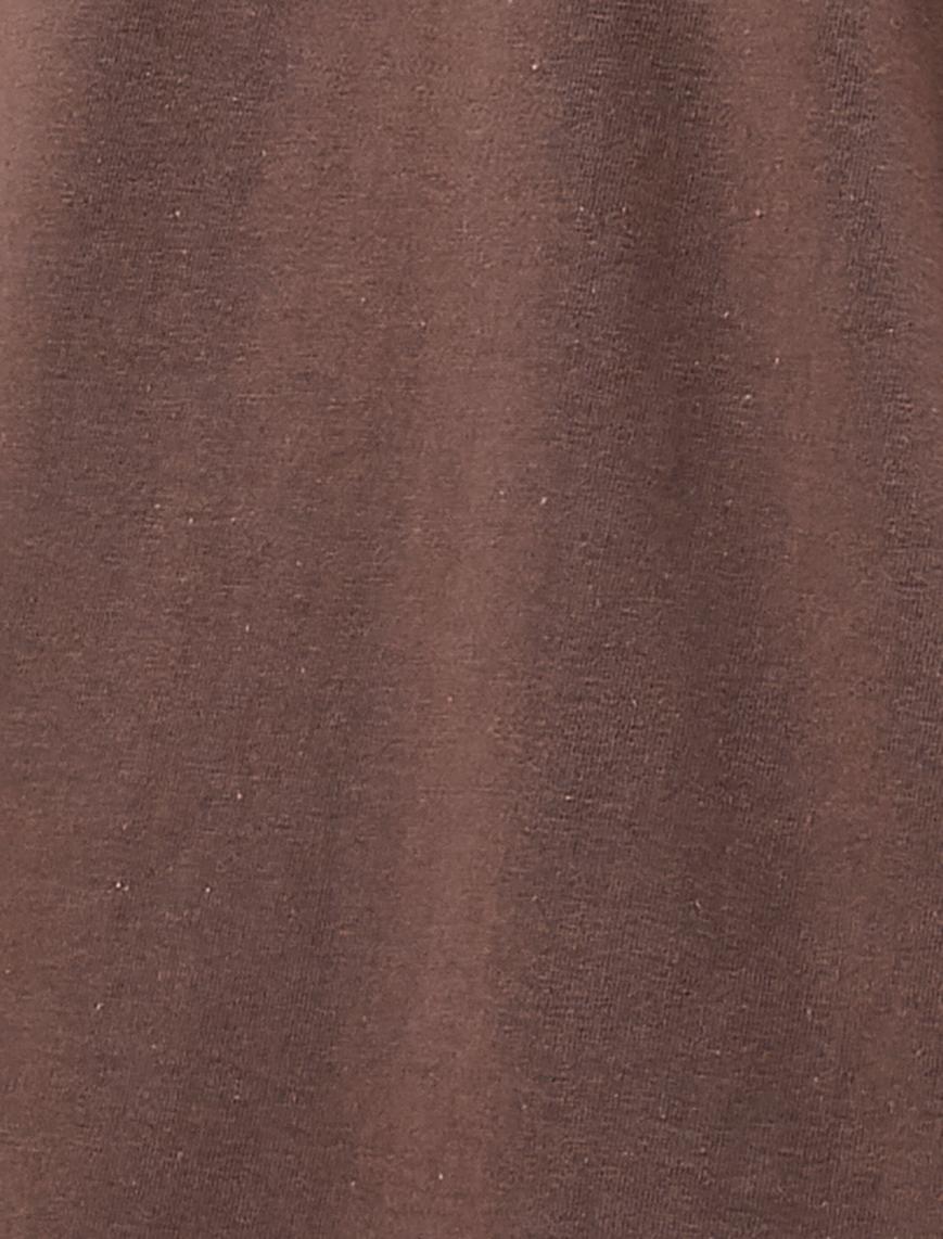   Basic Oversize Tişört Bisiklet Yaka Kısa Kollu Pamuklu