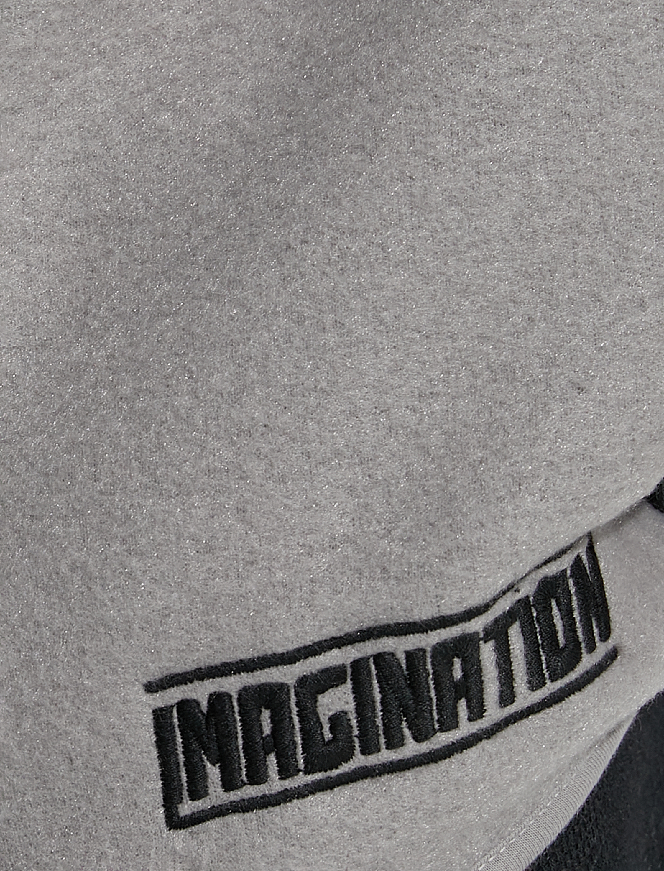   Polar Sweatshirt Yarım Fermuarlı Renk Bloklu Slogan Detaylı