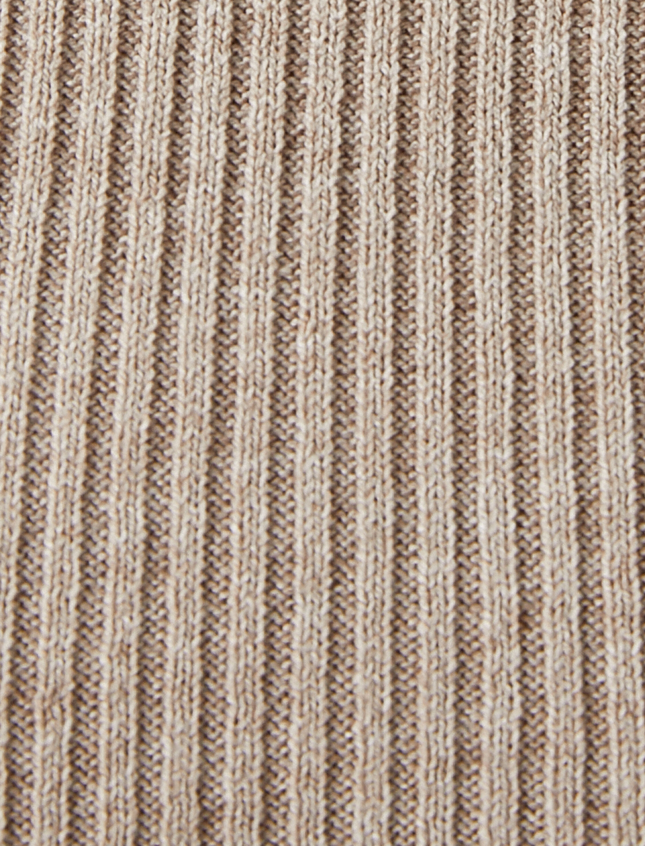   Triko Kazak Kısa Kollu Yarım Balıkçı Yaka Fitilli