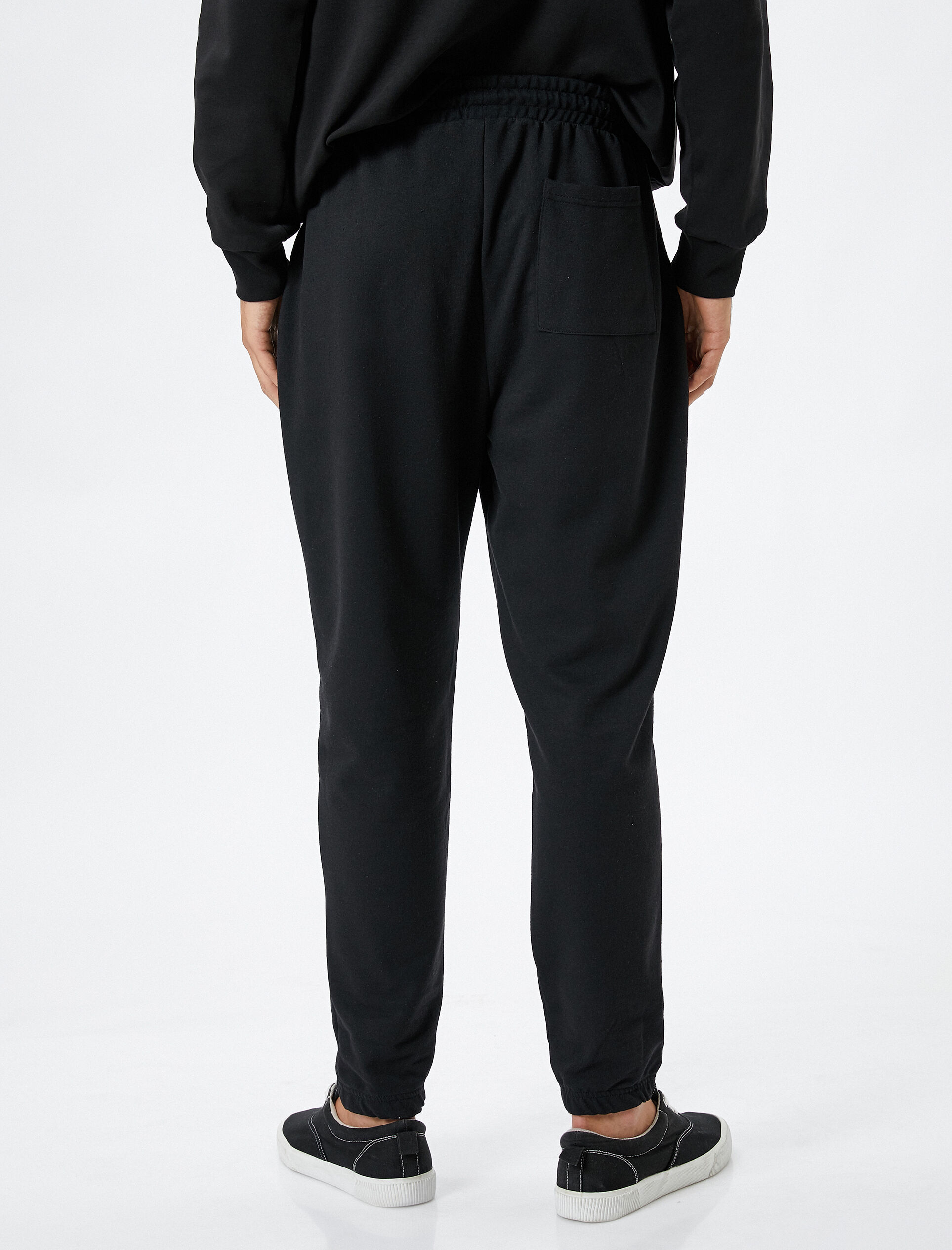   Jogger Eşofman Altı Beli Bağcıklı Cep Detaylı