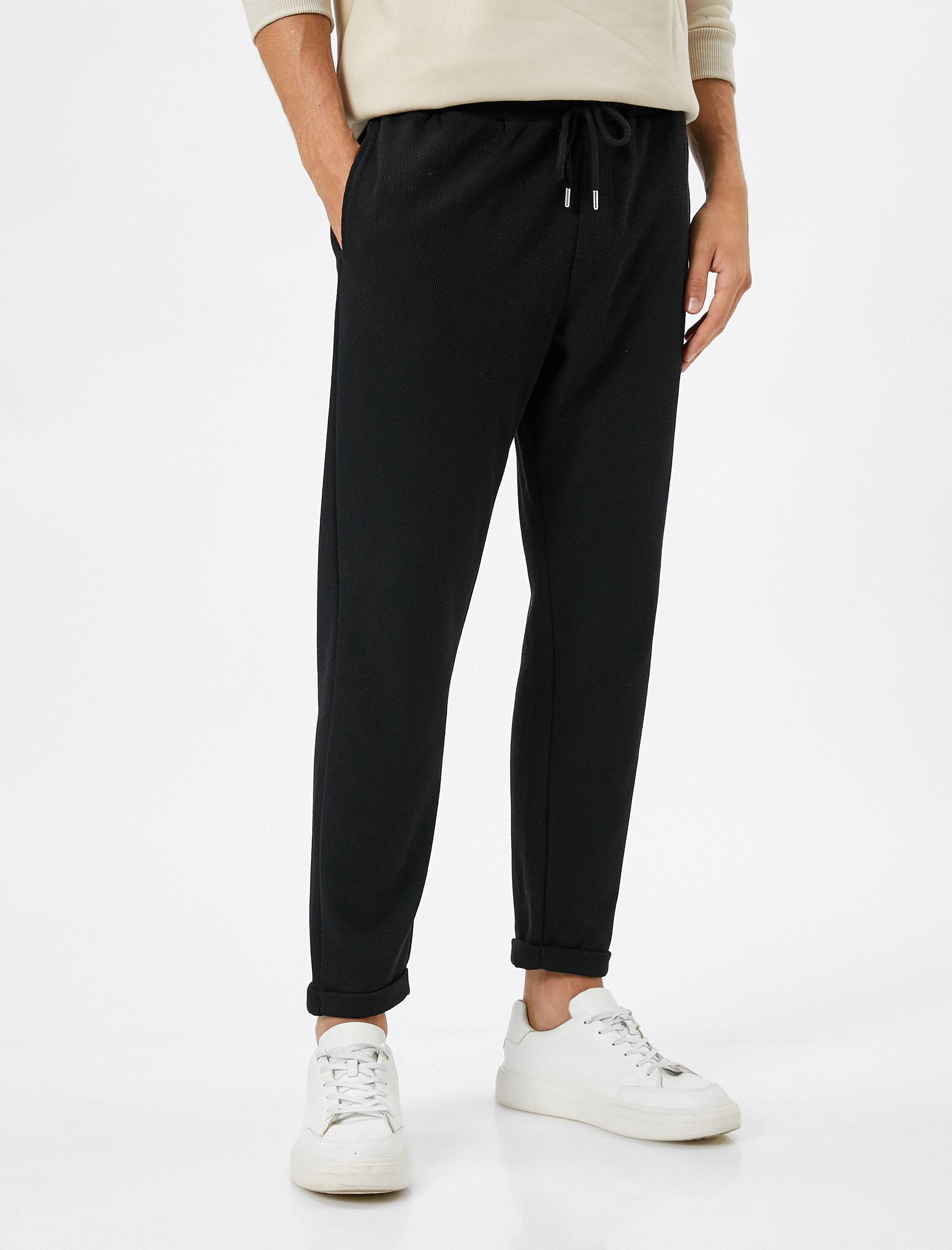   Jogger Eşofman Altı Beli Bağcıklı Cepli