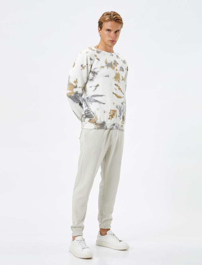  Jogger Eşofman Altı Beli Bağcıklı Cep Detaylı Şardonlu