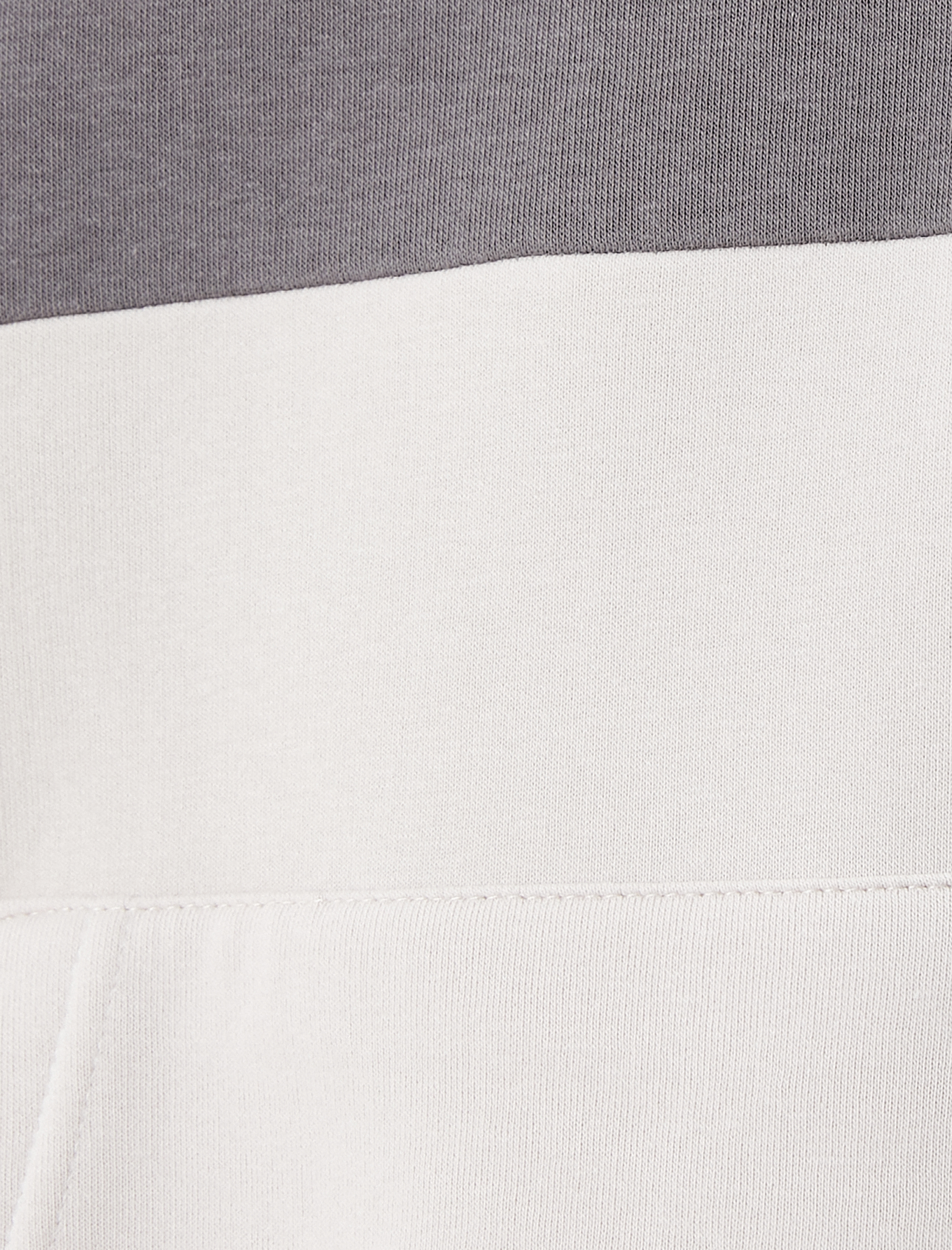   Kapşonlu Sweat Kanguru Cepli Renk Bloklu Şardonlu