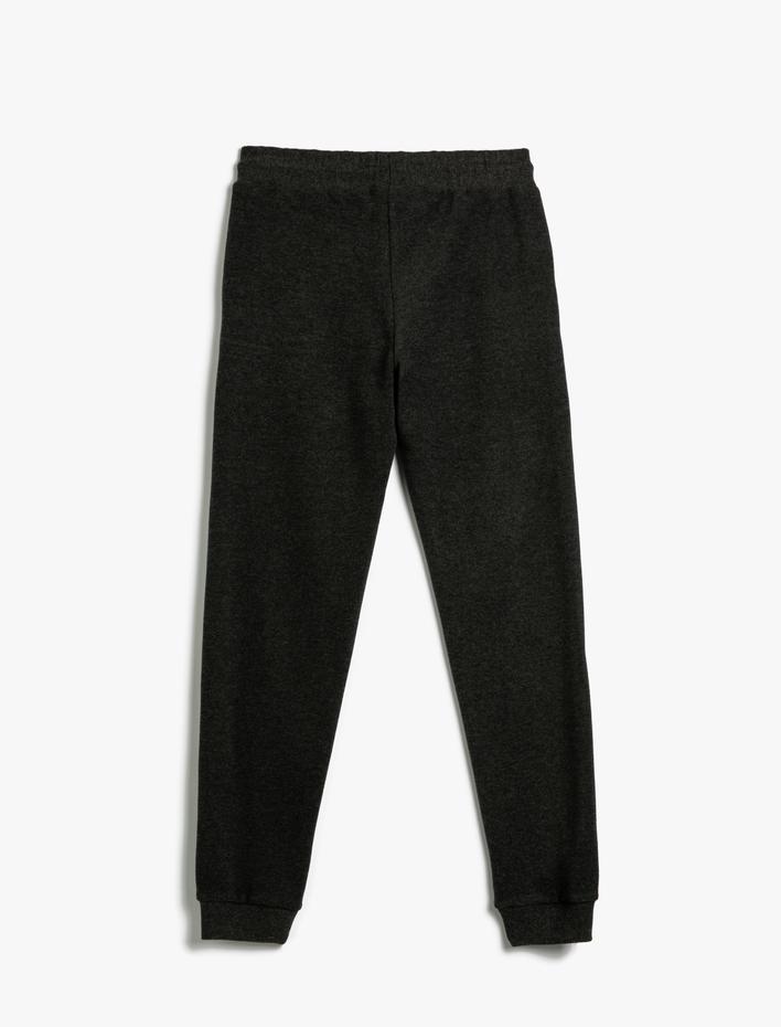  Jogger Eşofman Altı Beli Bağcıklı Cep Detaylı