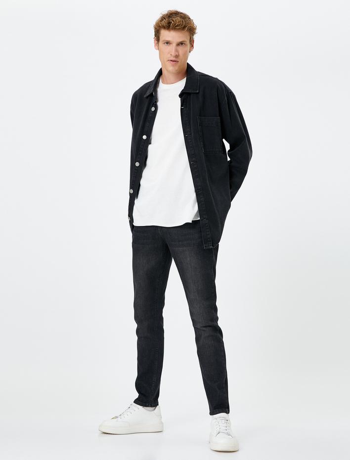  Skinny Fit Kot Pantolon - Michael Jean