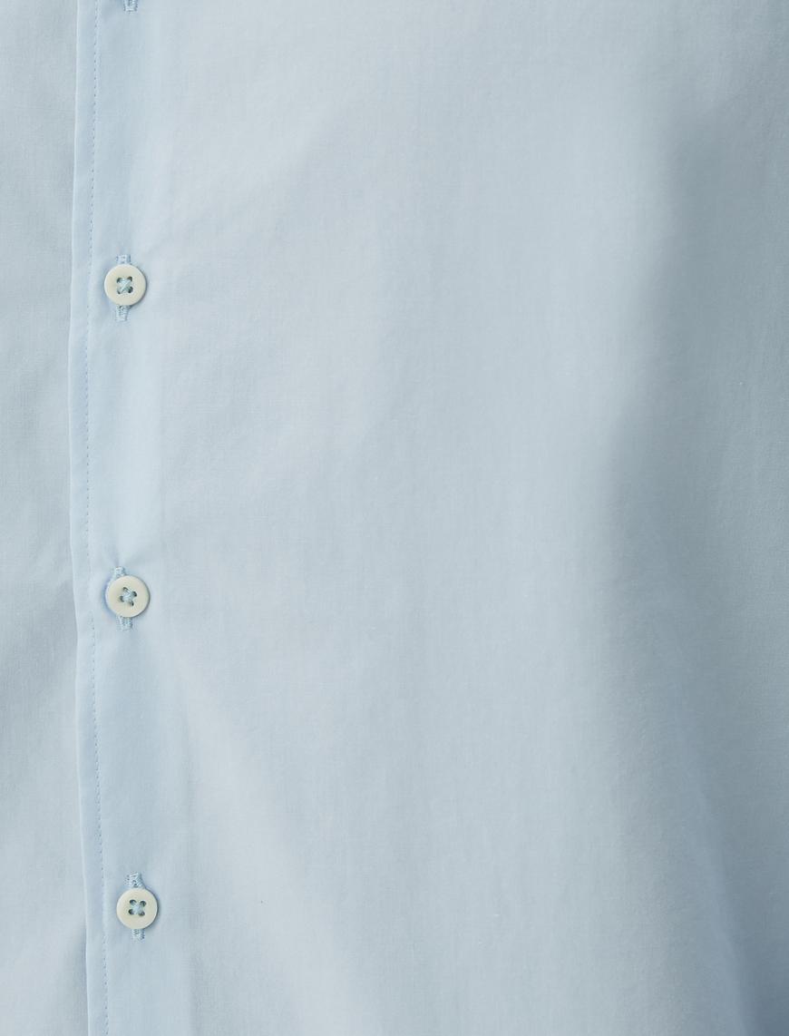   Klasik Gömlek Slim Fit Uzun Kollu Düğmeli