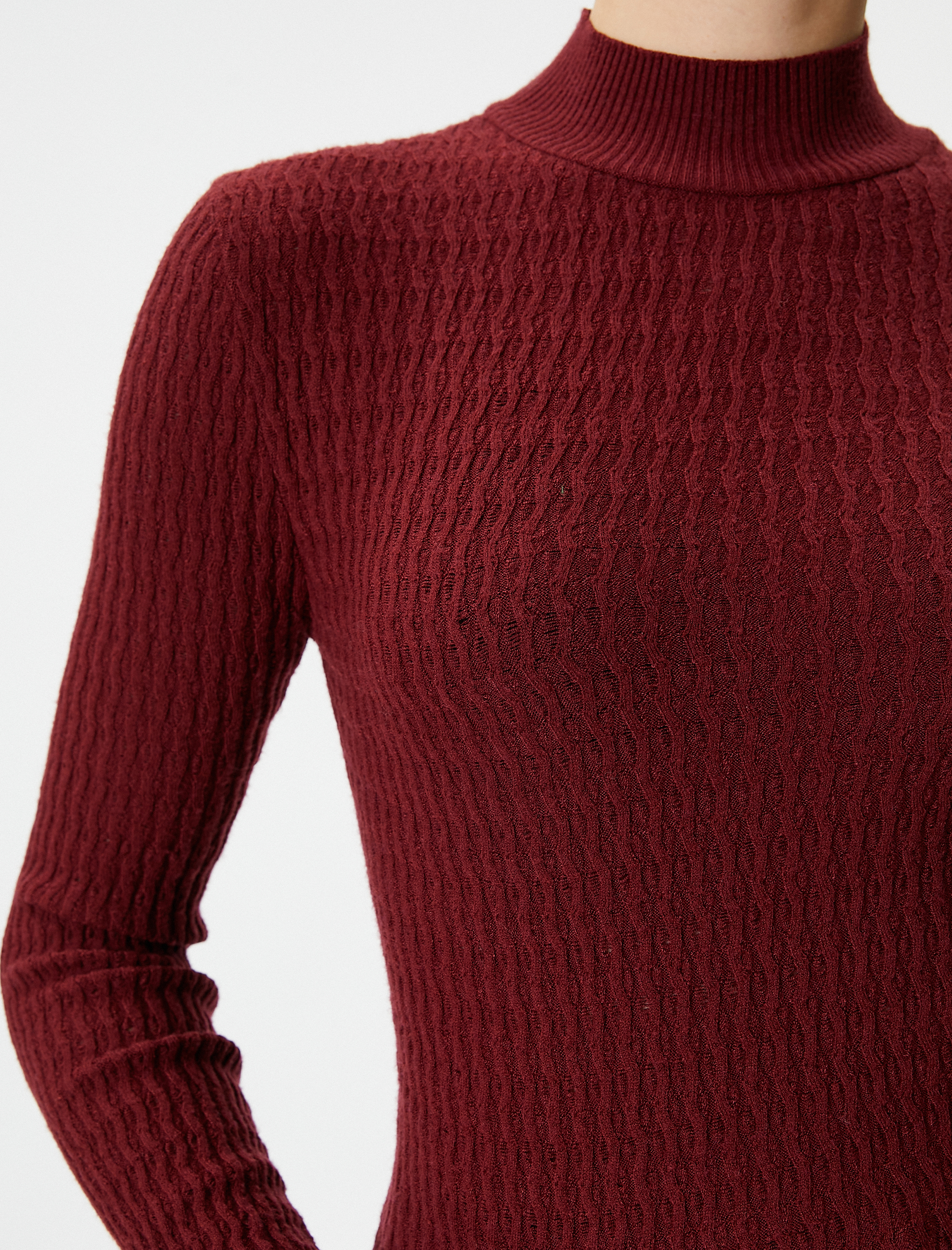   Yarım Balıkçı Yaka Triko Kazak