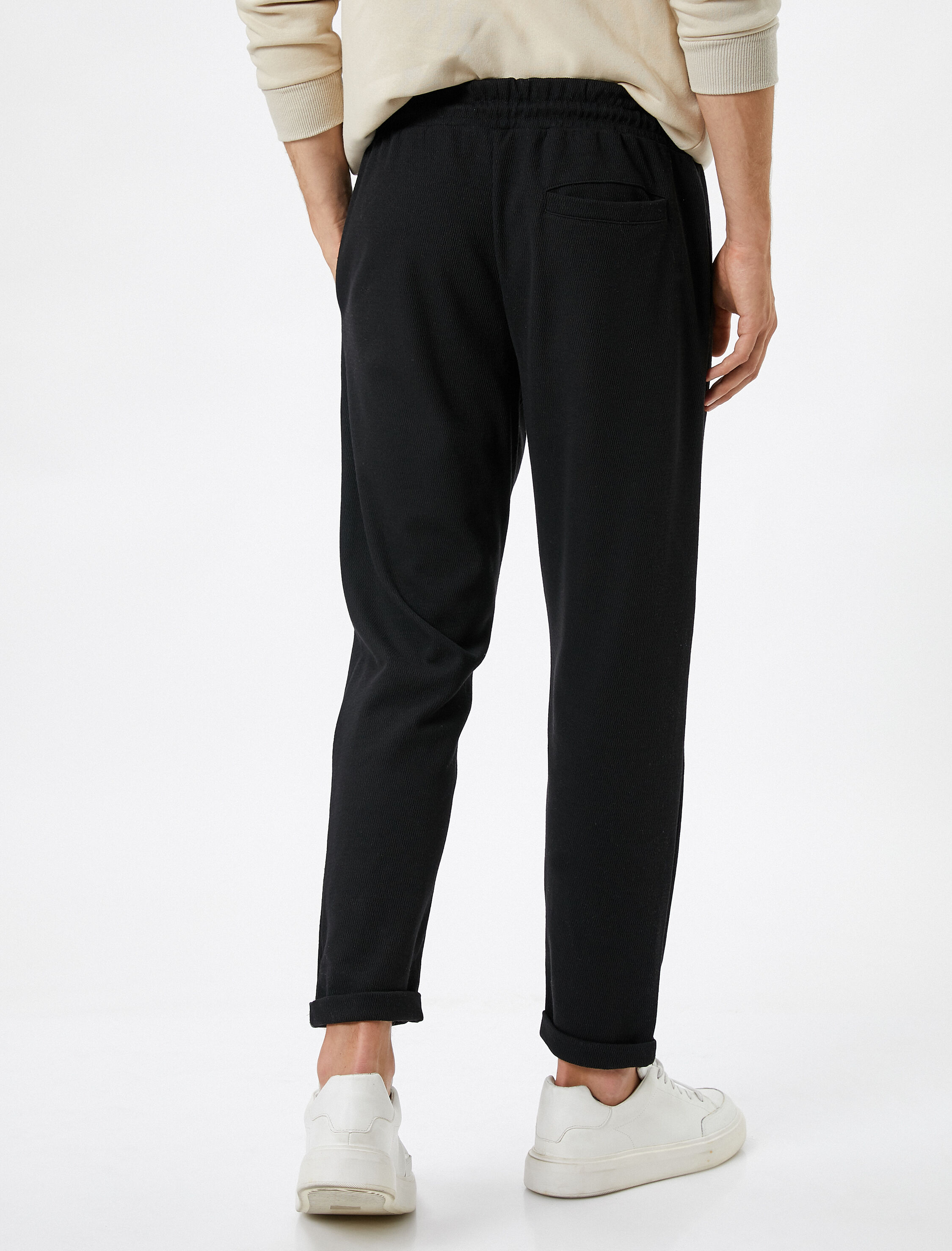   Jogger Eşofman Altı Beli Bağcıklı Cepli