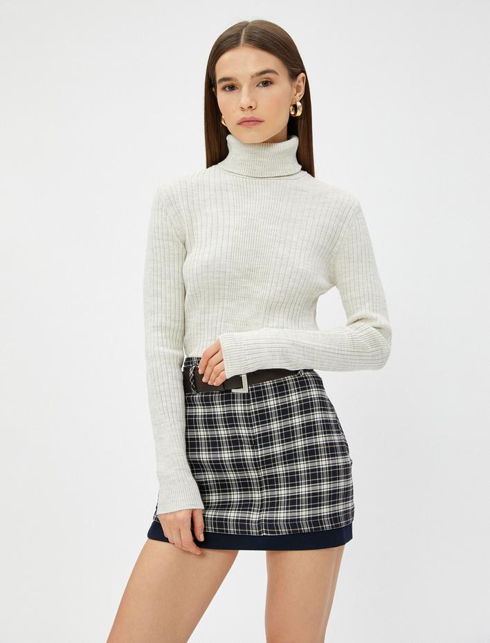  Ribanalı Triko Kazak Balıkçı Yaka