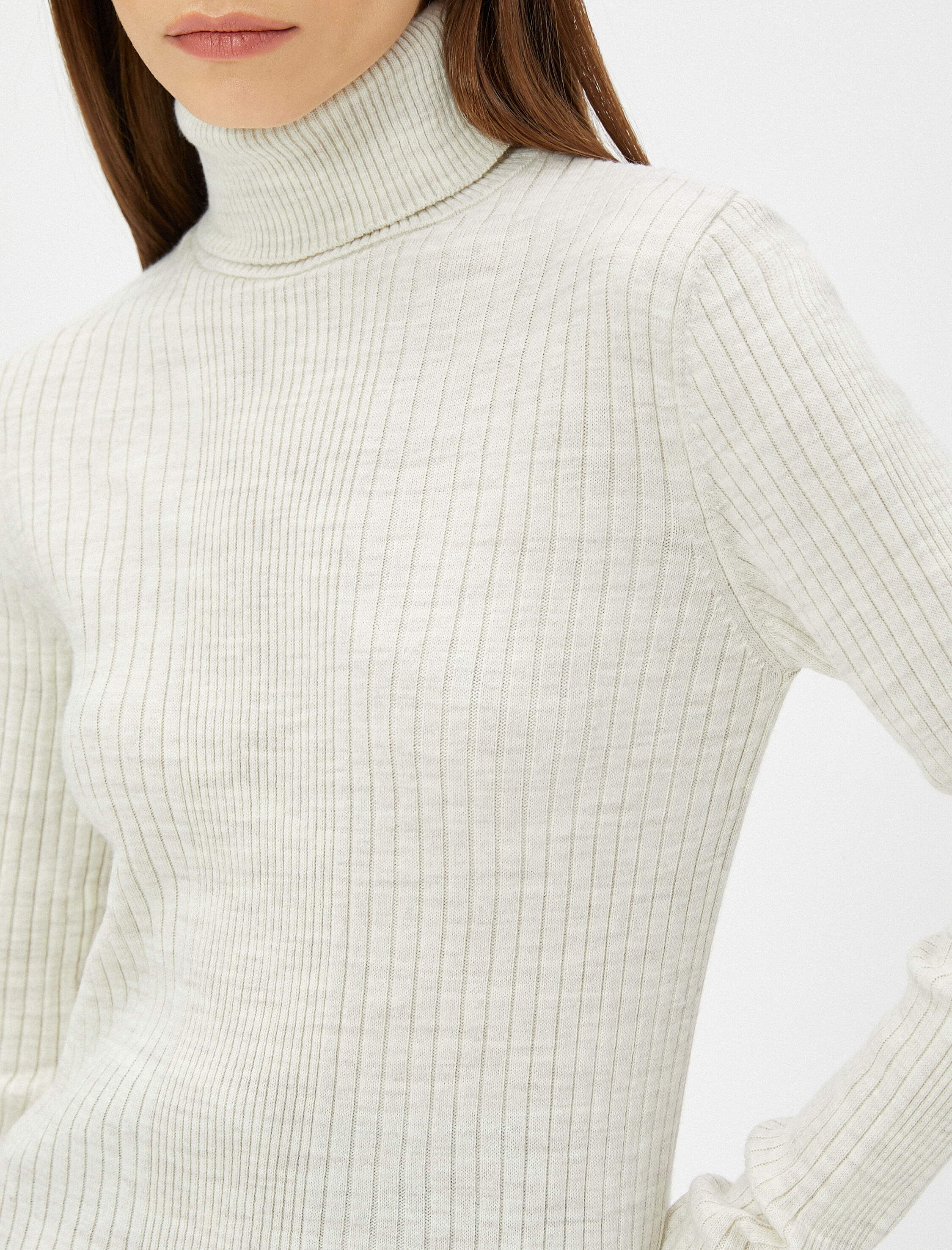   Ribanalı Triko Kazak Balıkçı Yaka