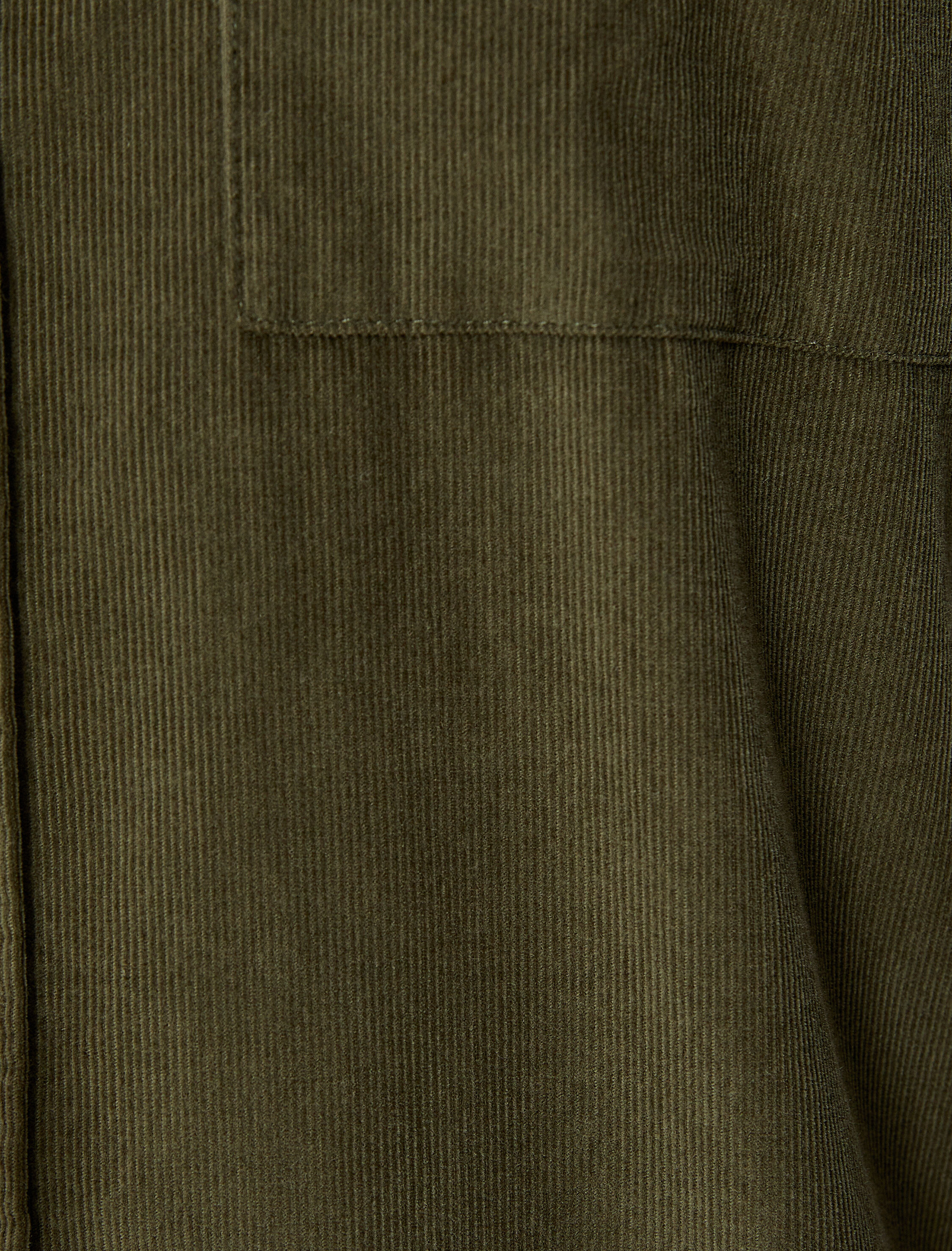   Fitilli Gömlek Düğmeli Klasik Yaka Cep Detaylı