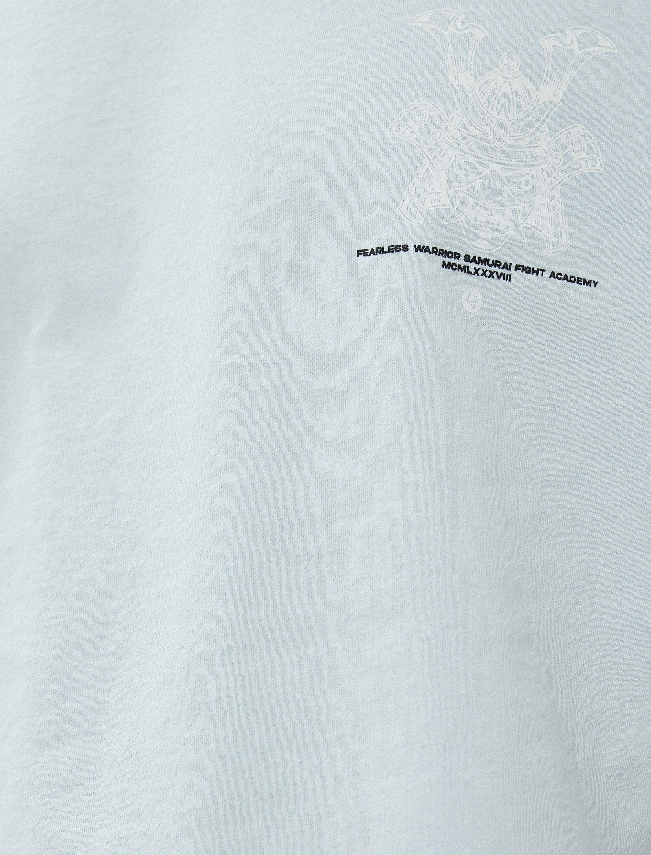 Oversize Tişört Uzakdoğu Sırt Baskılı Bisiklet Yaka Kısa Kollu