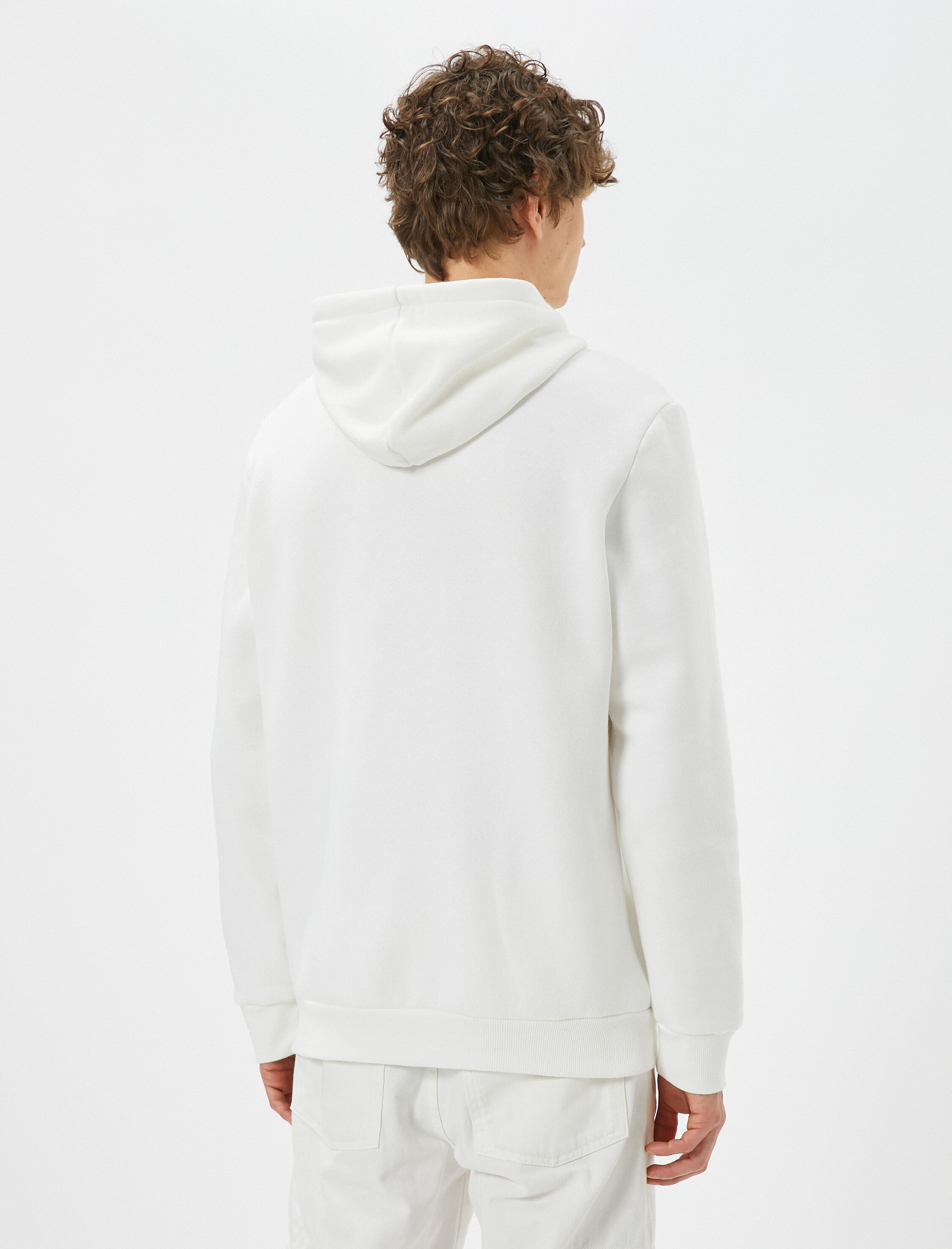   Kolej Sweat Kapşonlu Kanguru Cep Detaylı Uzun Kollu Şardonlu