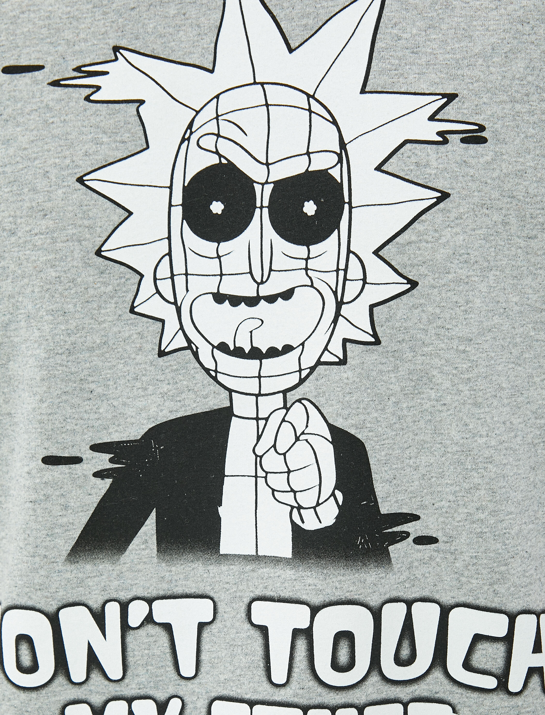   Rick and Morty Oversize Tişört Lisanslı Baskılı