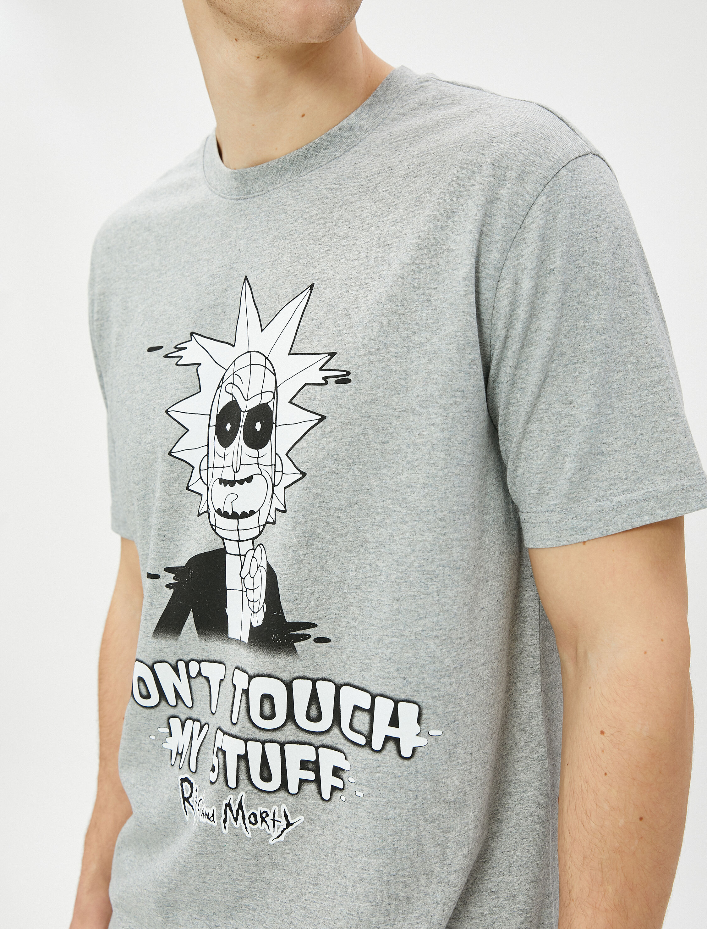   Rick and Morty Oversize Tişört Lisanslı Baskılı
