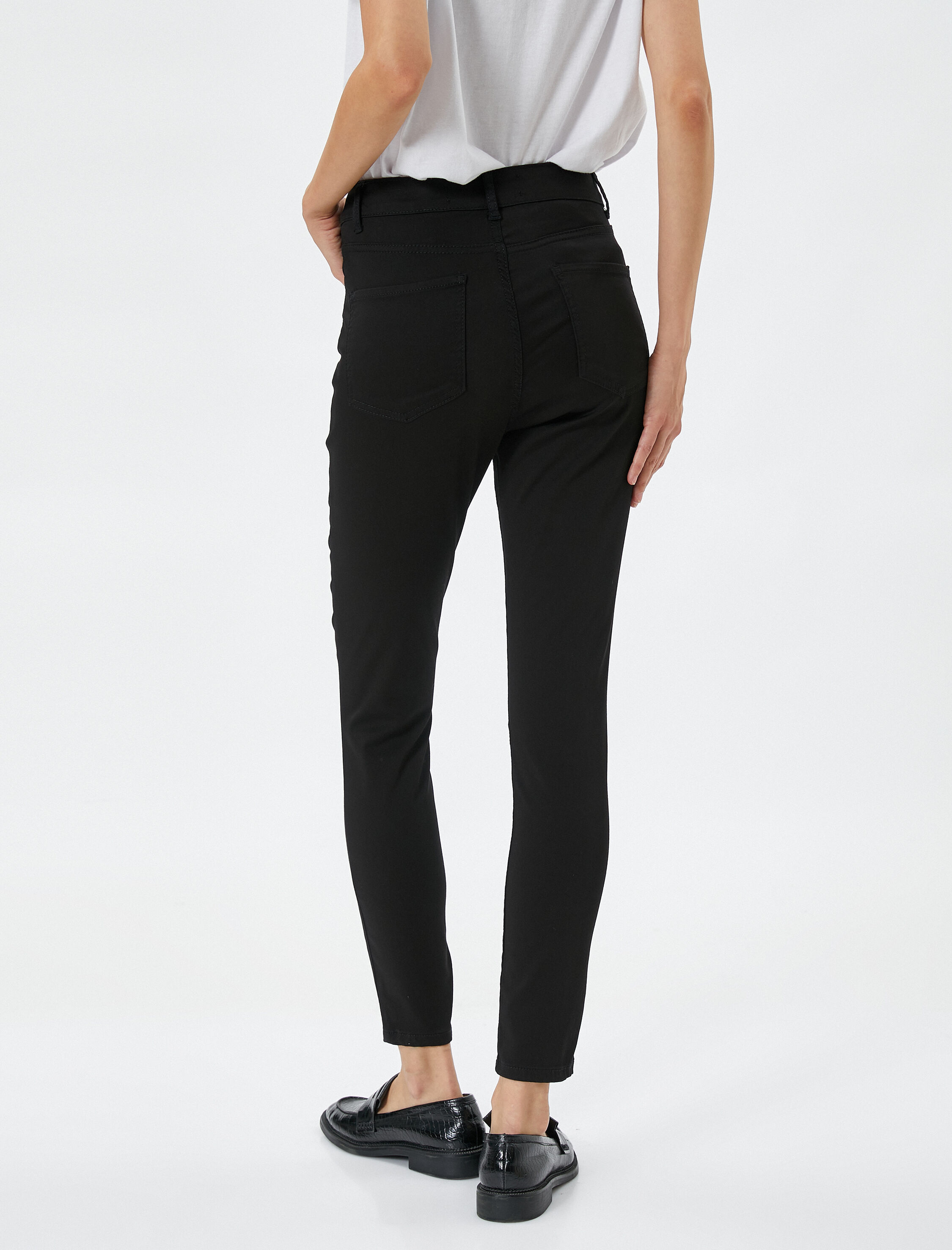   Skinny Yüksek Bel Kot Pantolon Dar Paça Dar Kesim - Carmen Jean