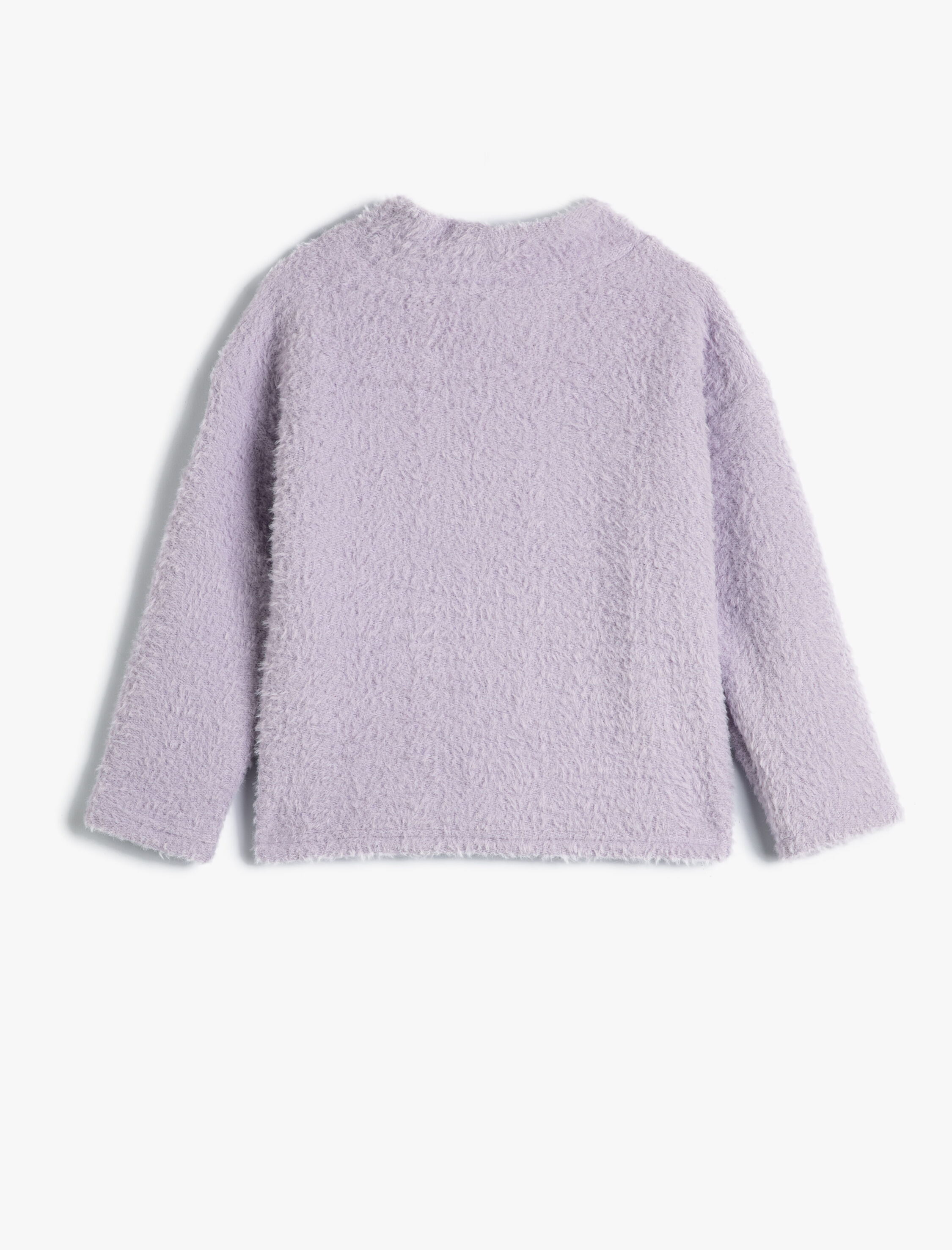  Kız Çocuk Peluş Sweat Balıkçı Yaka