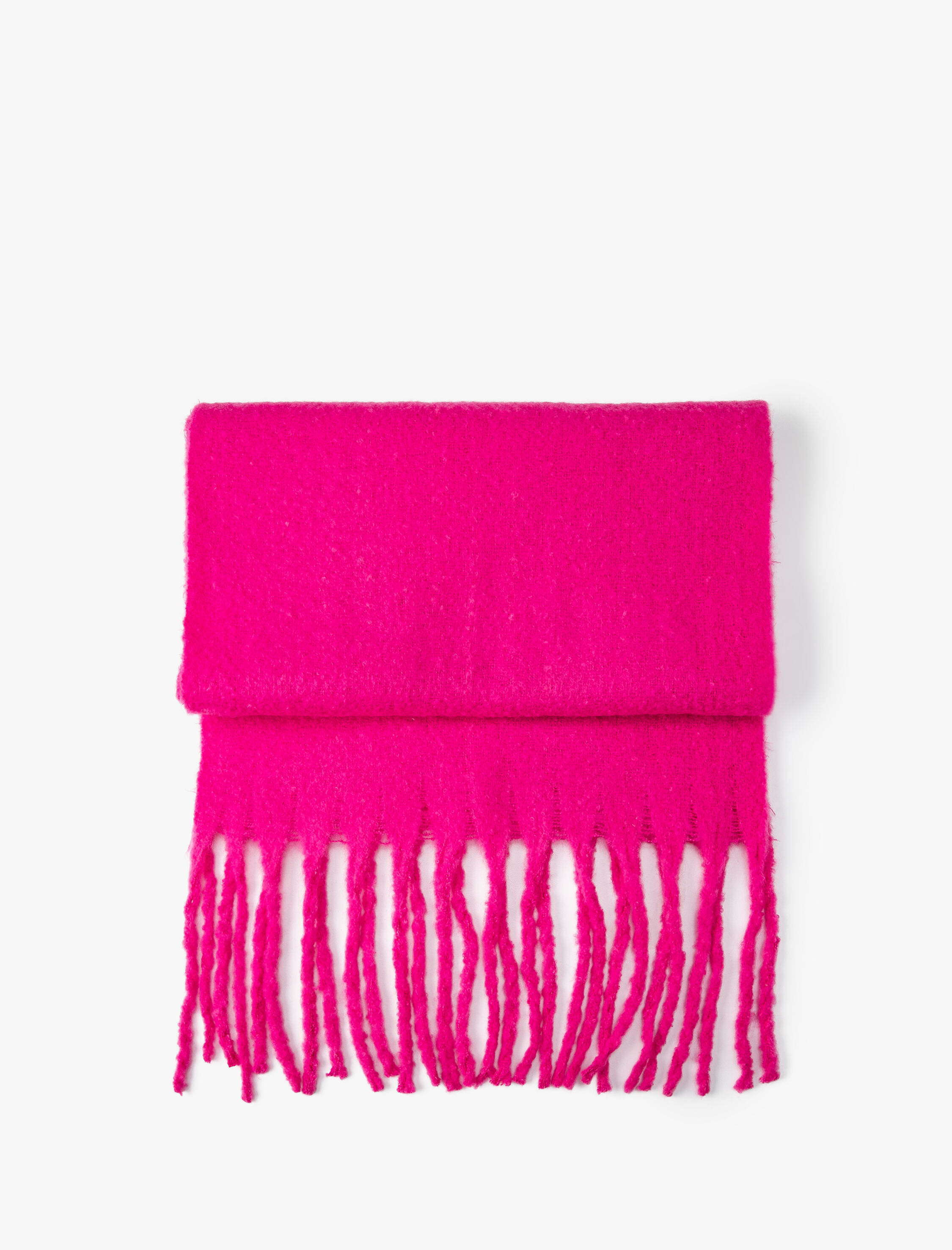  Kadın Uzun Atkı Püsküllü Yumuşak Dokulu