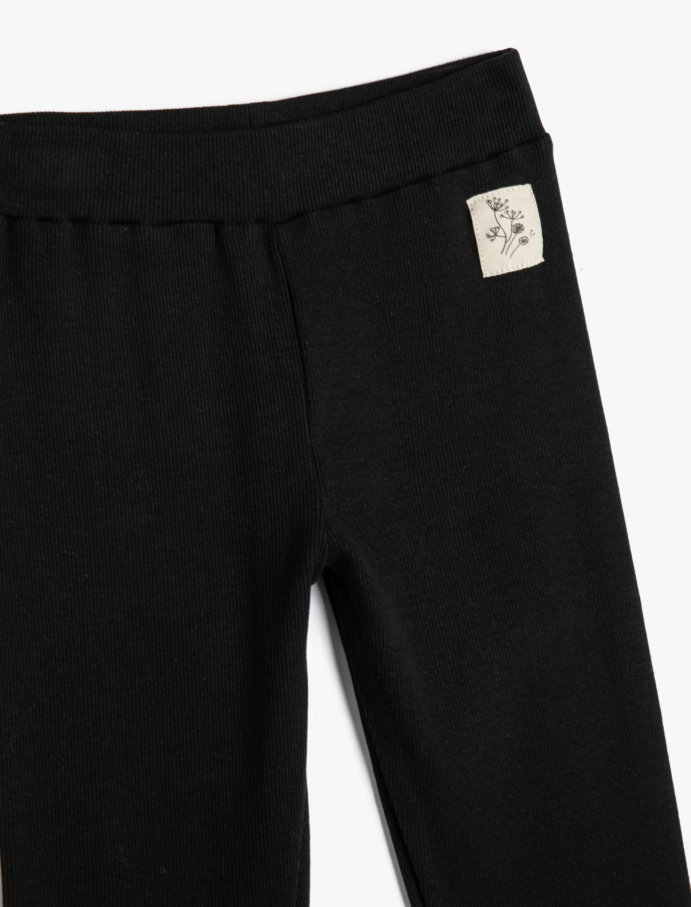  Kız Çocuk Basic Tayt Beli Lastikli Kaşkorse Pamuklu