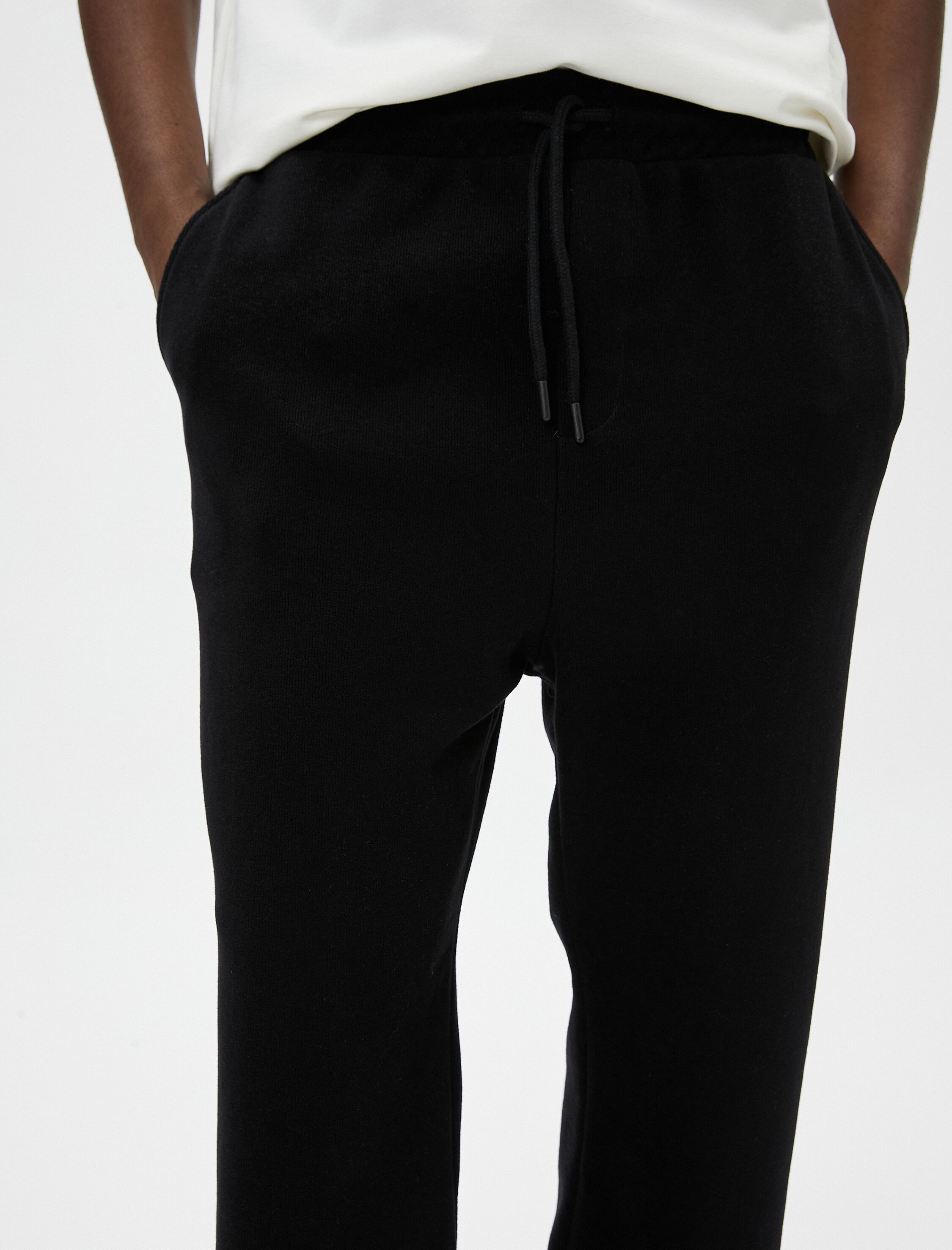   Oversize Eşofman Altı Beli Bağcıklı Bol Paça Cep Detaylı