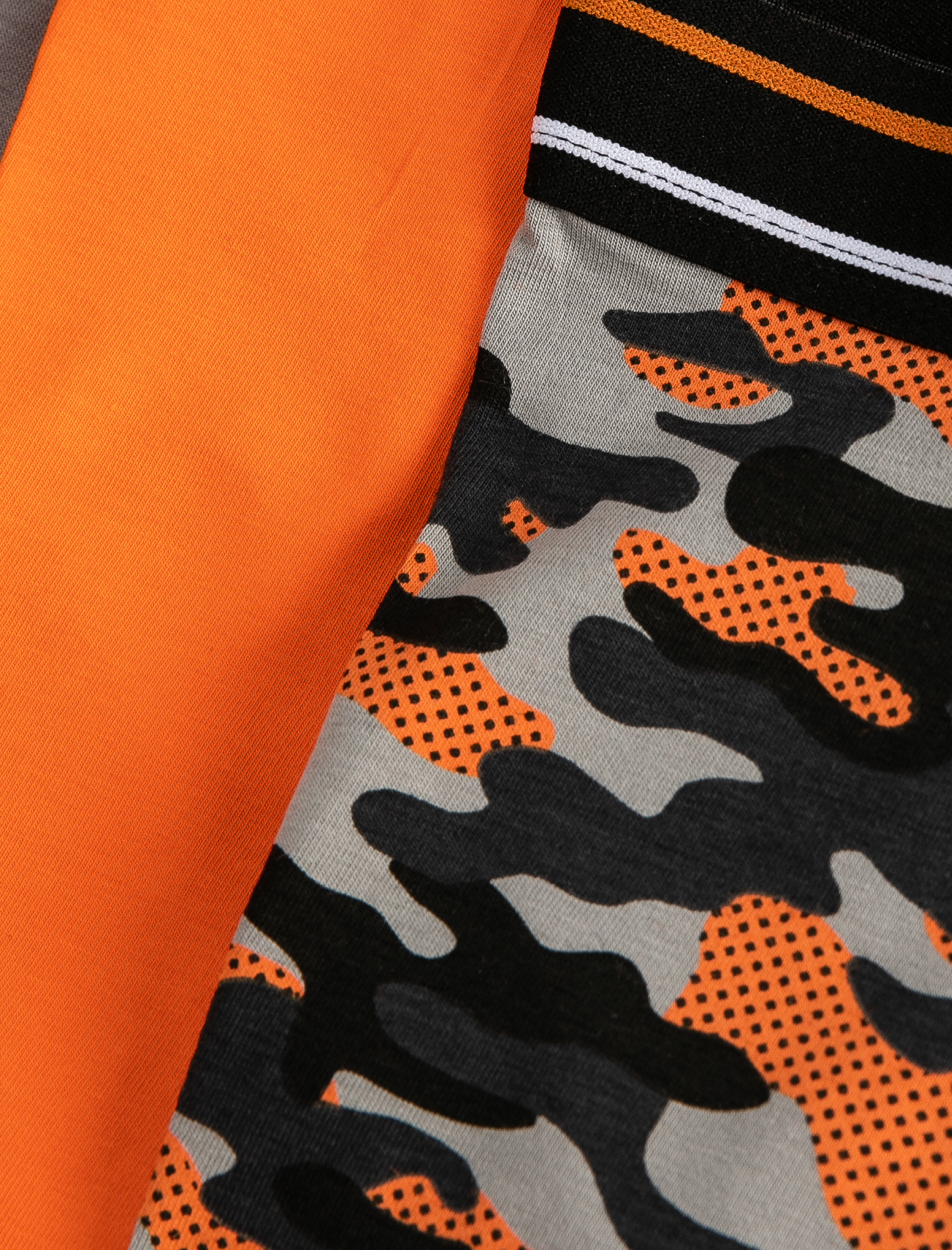   3'lü Boxer Seti Kamuflaj Baskılı Çok Renkli