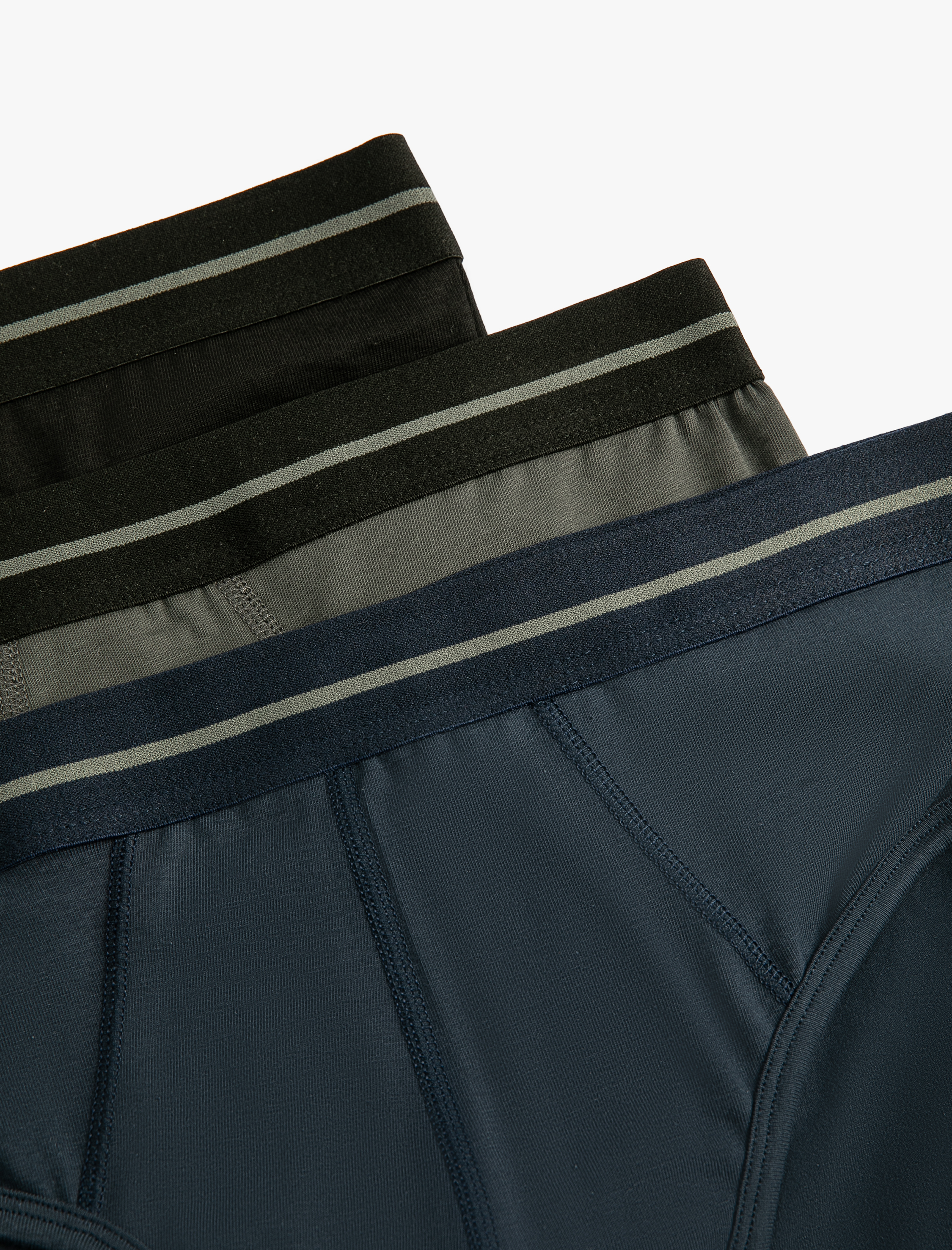   3'lü Slip Boxer Seti Çok Renkli