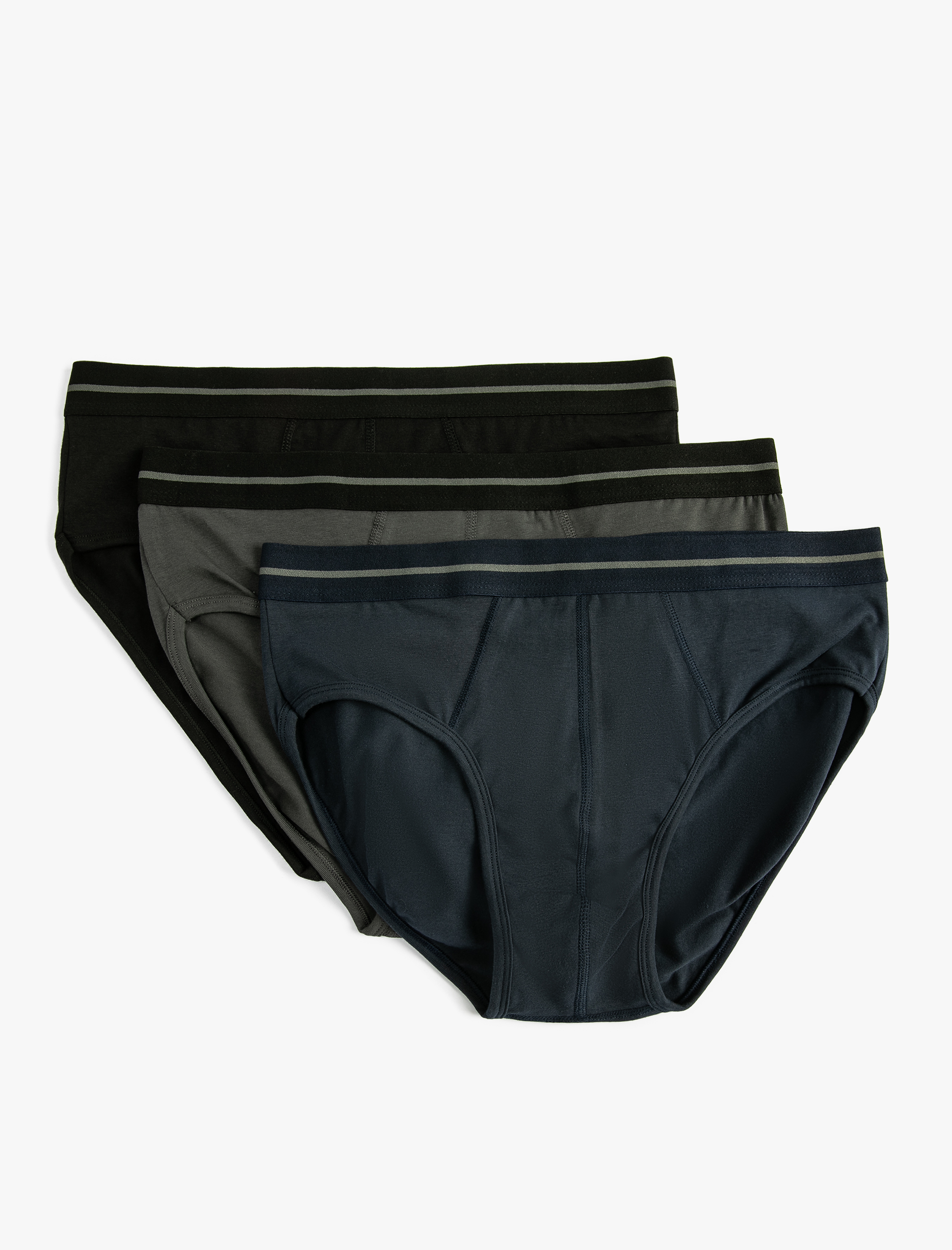   3'lü Slip Boxer Seti Çok Renkli