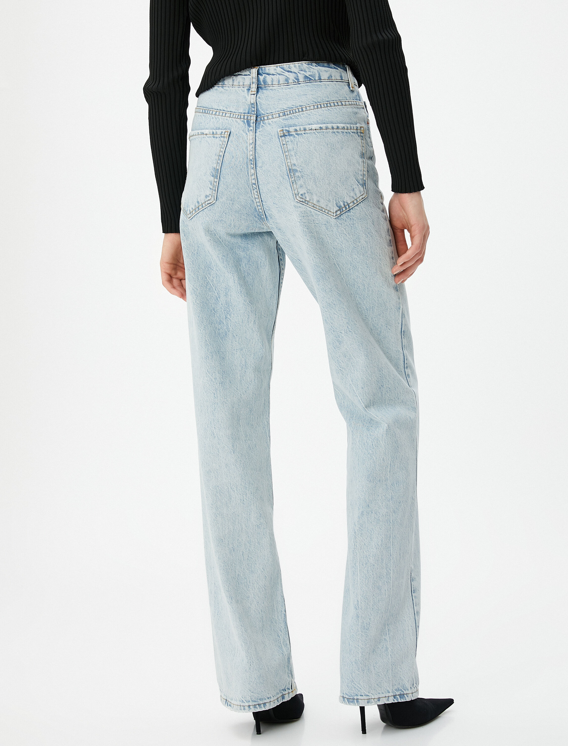   Düz Paça Straight Jean Kot Pantolon Normal Kesim - Eve Jeans