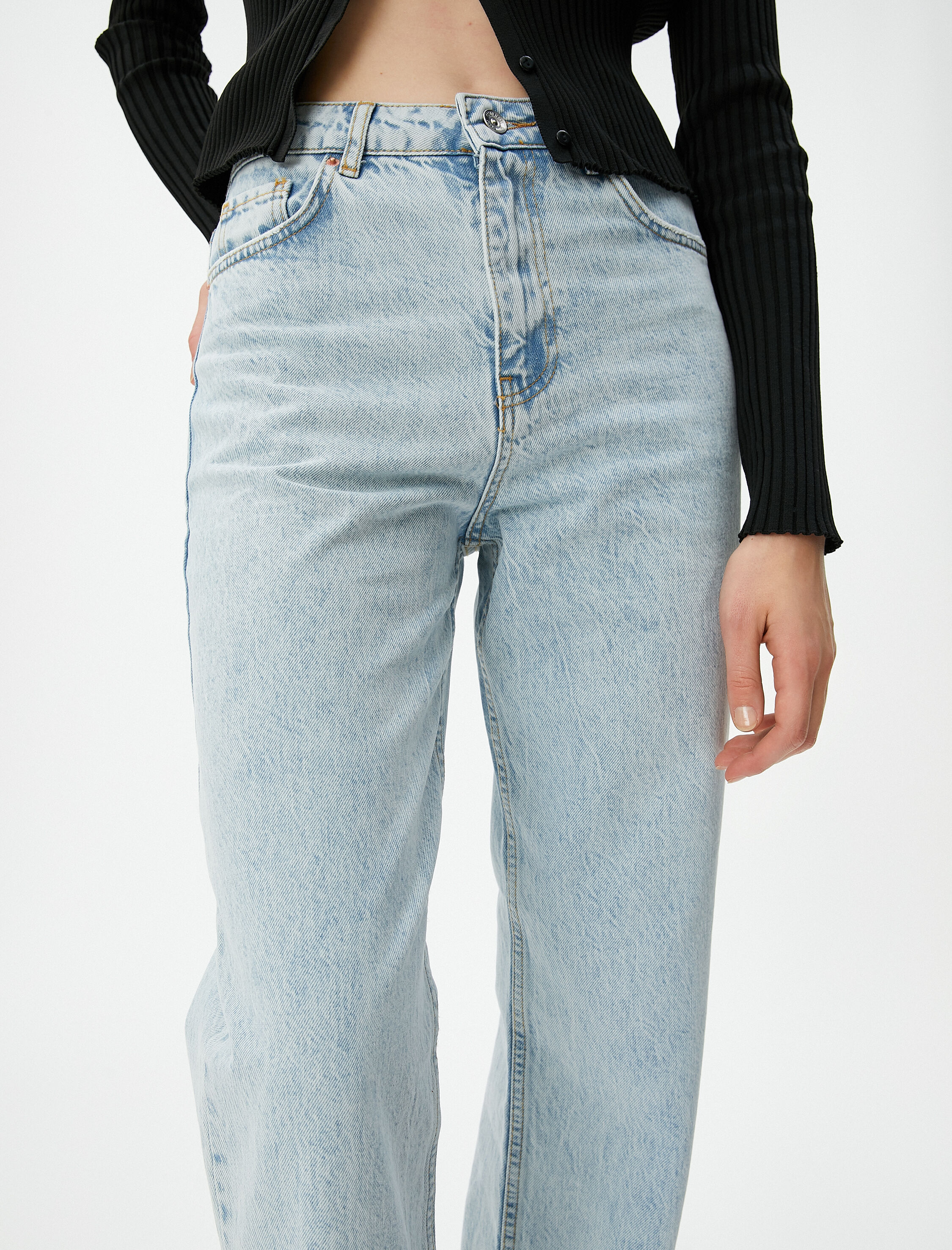   Düz Paça Straight Jean Kot Pantolon Normal Kesim - Eve Jeans