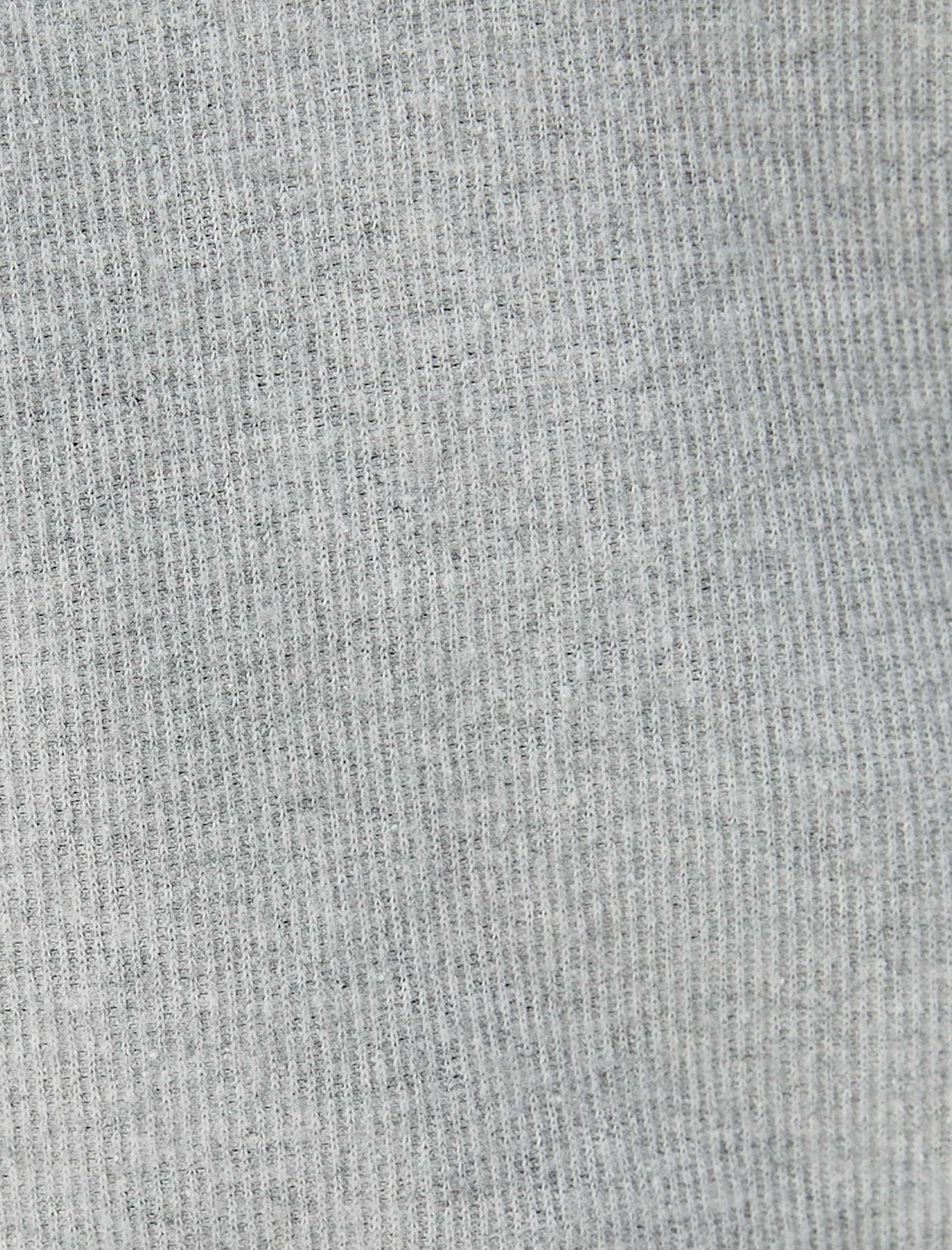   Dik Yaka Sweatshirt Dokulu Uzun Kollu