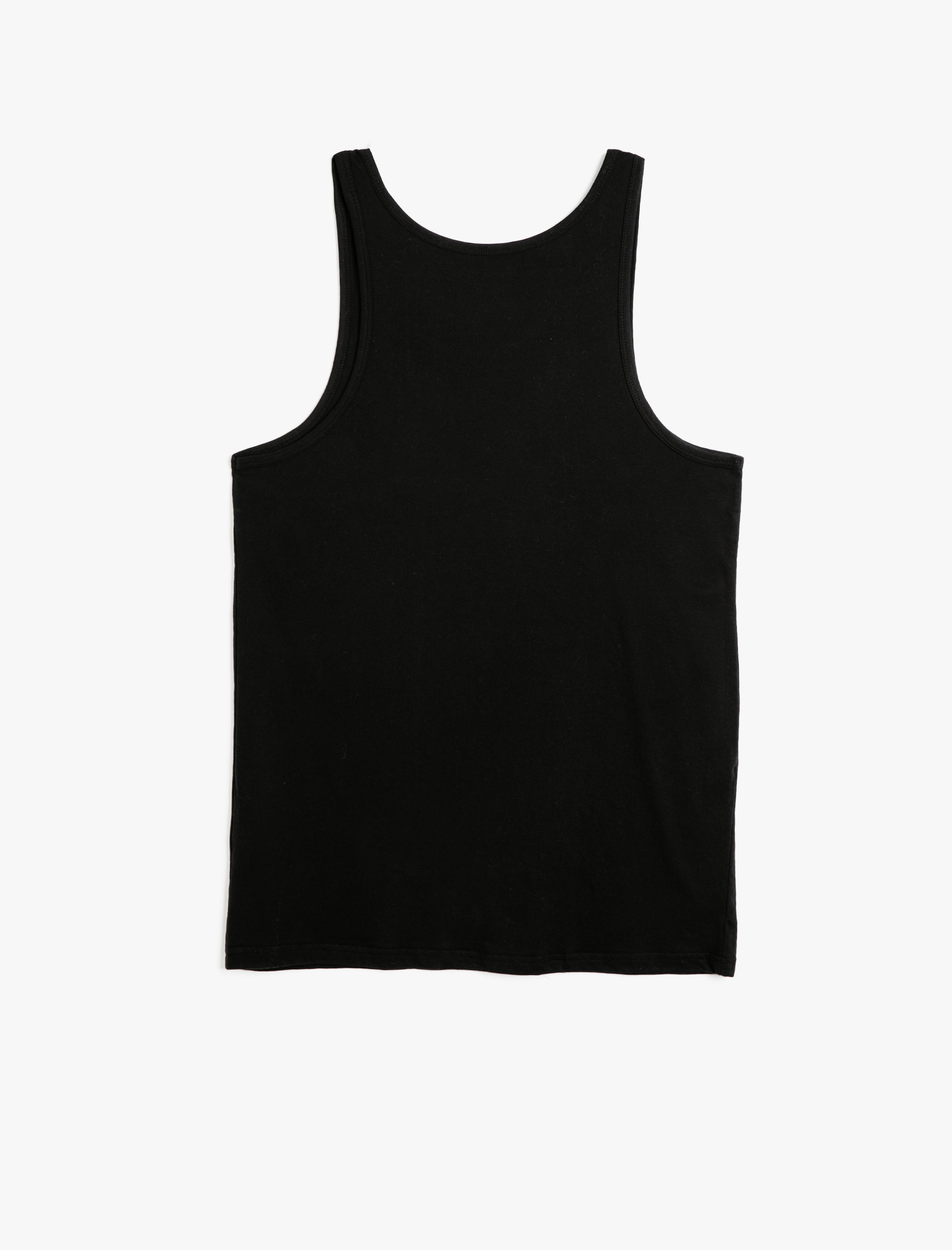 Basic Atlet U Yaka Pamuklu Kolsuz