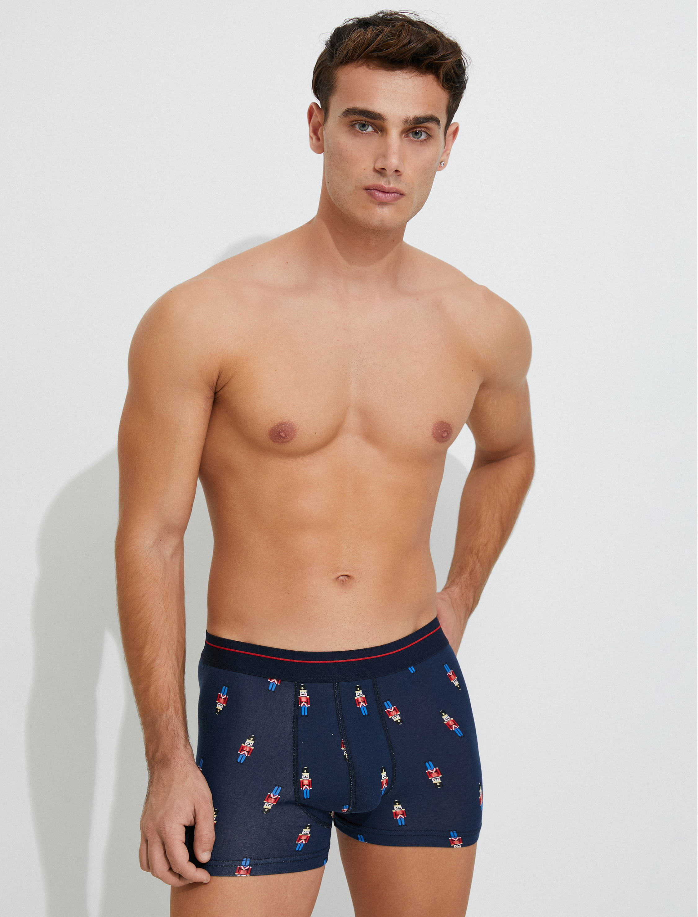   2'li Boxer Seti Yılbaşı Temalı Çok Renkli