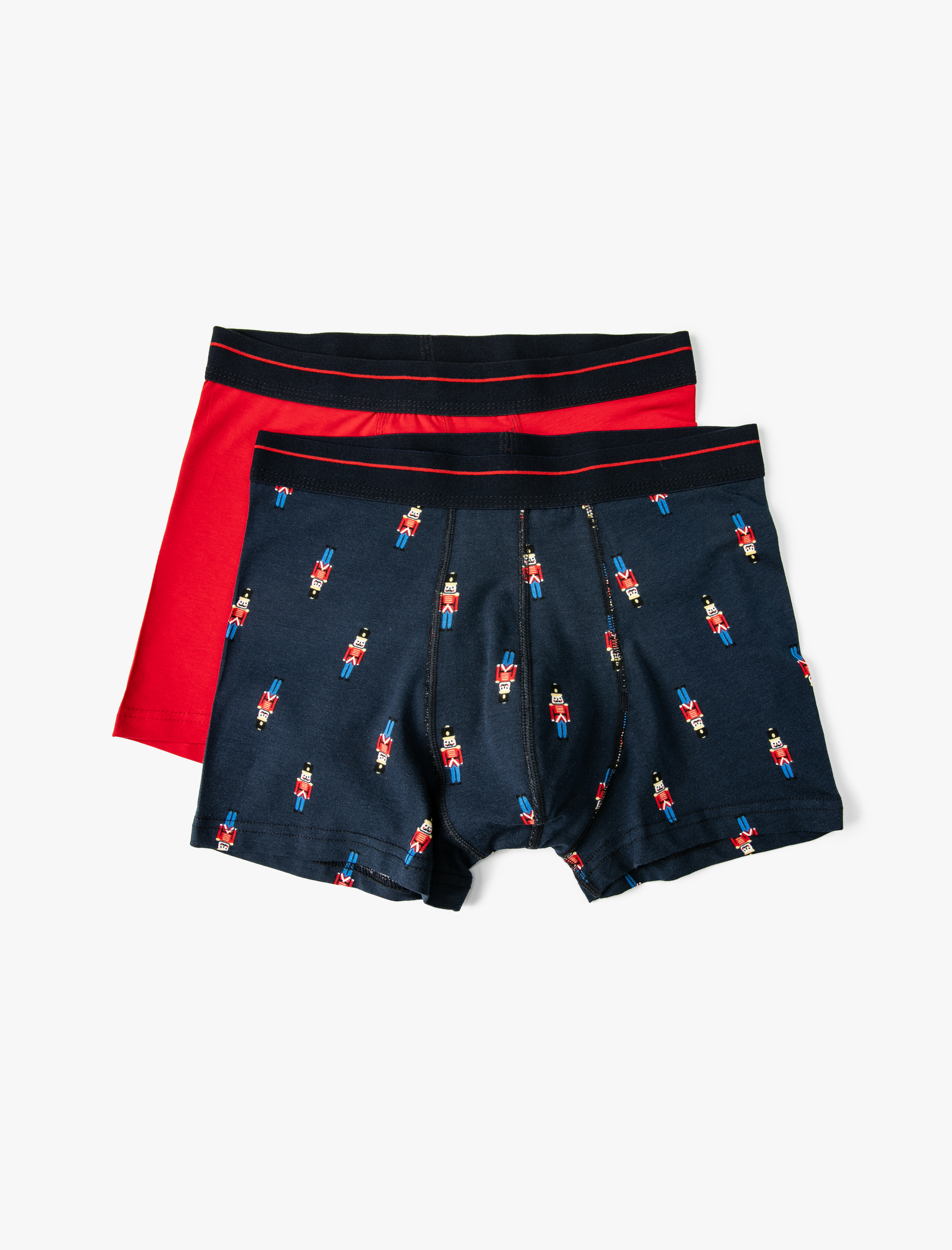   2'li Boxer Seti Yılbaşı Temalı Çok Renkli