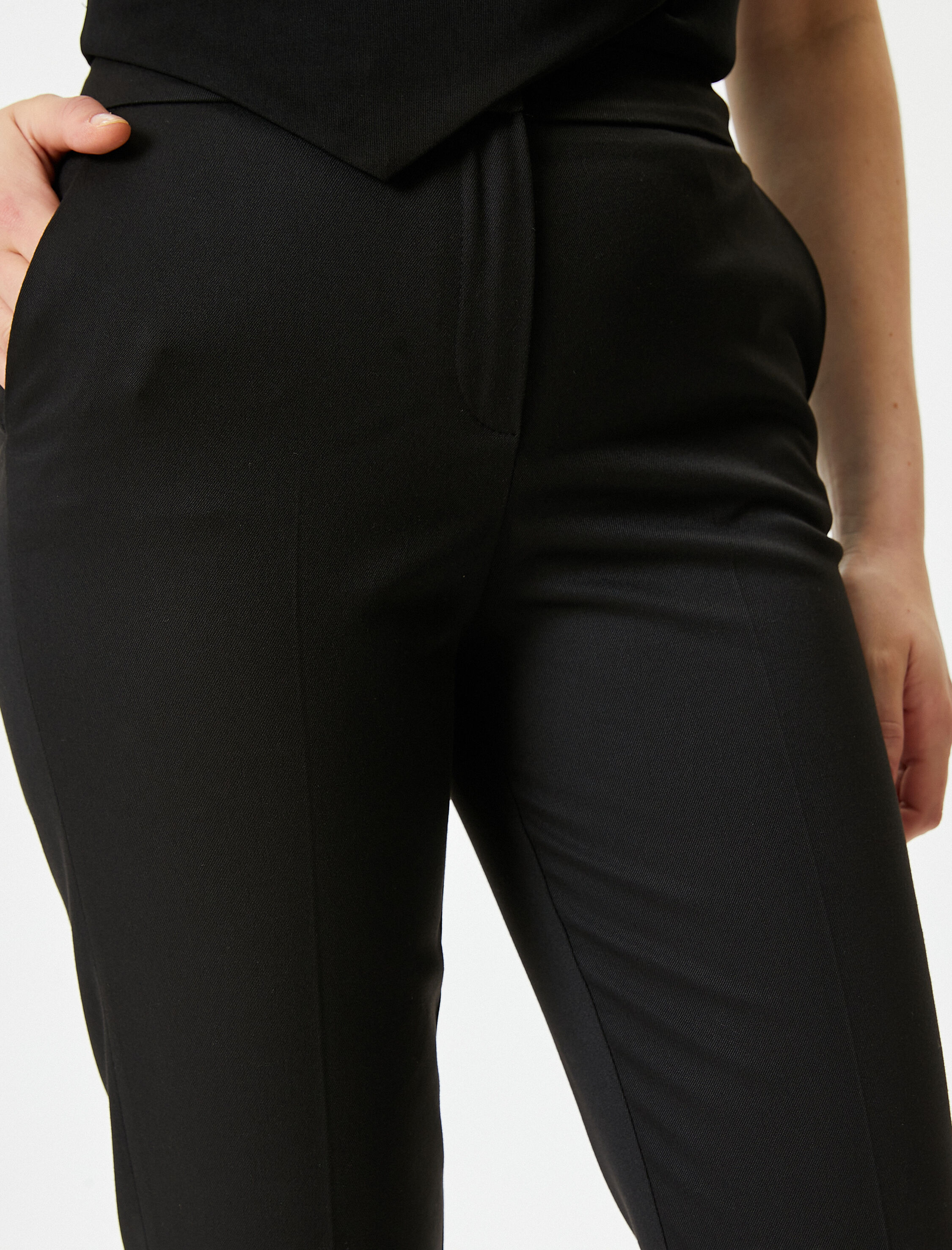   Cigarette Pantolon Cep Detaylı Klasik