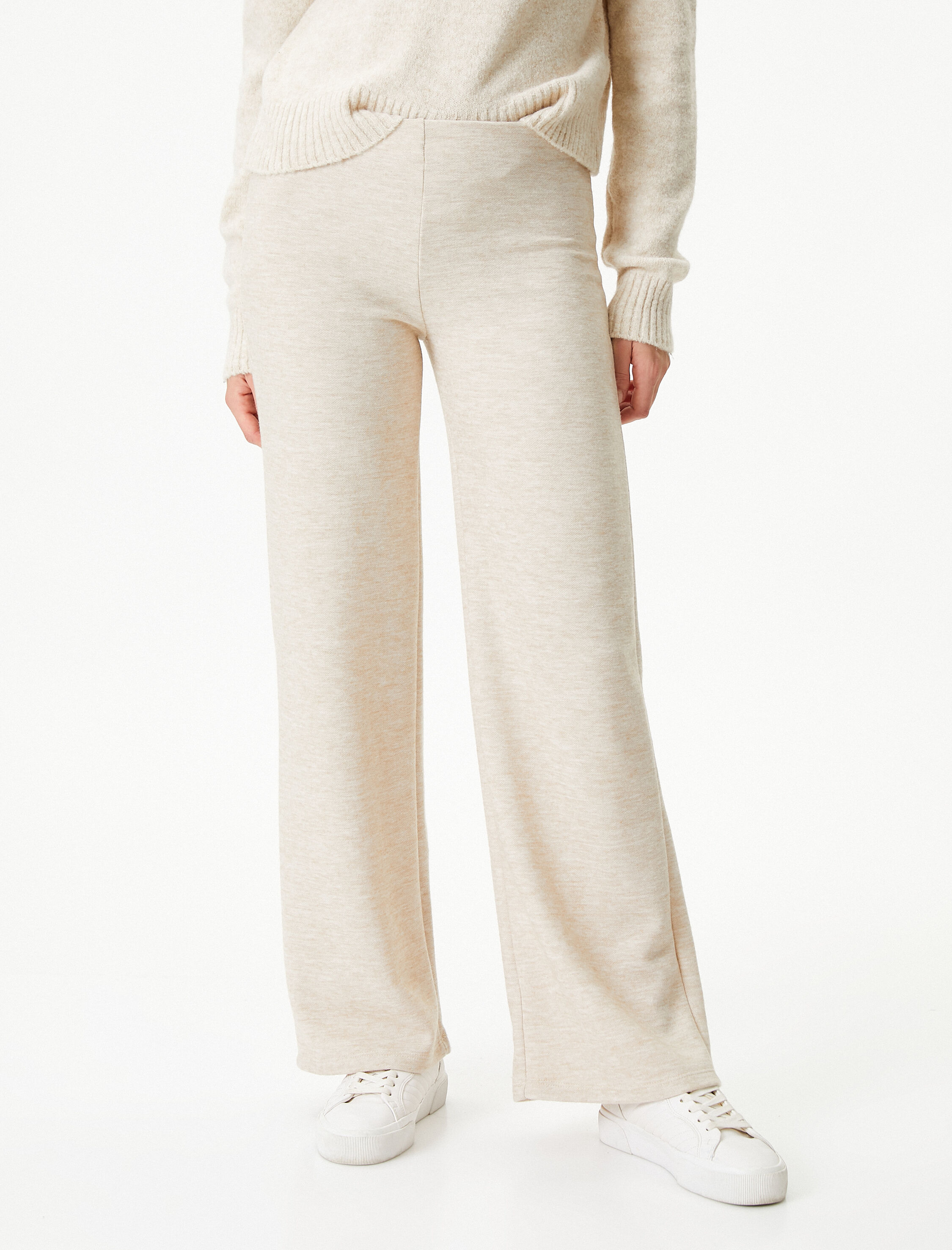 Triko Pantolon Bol Paça Normal Bel