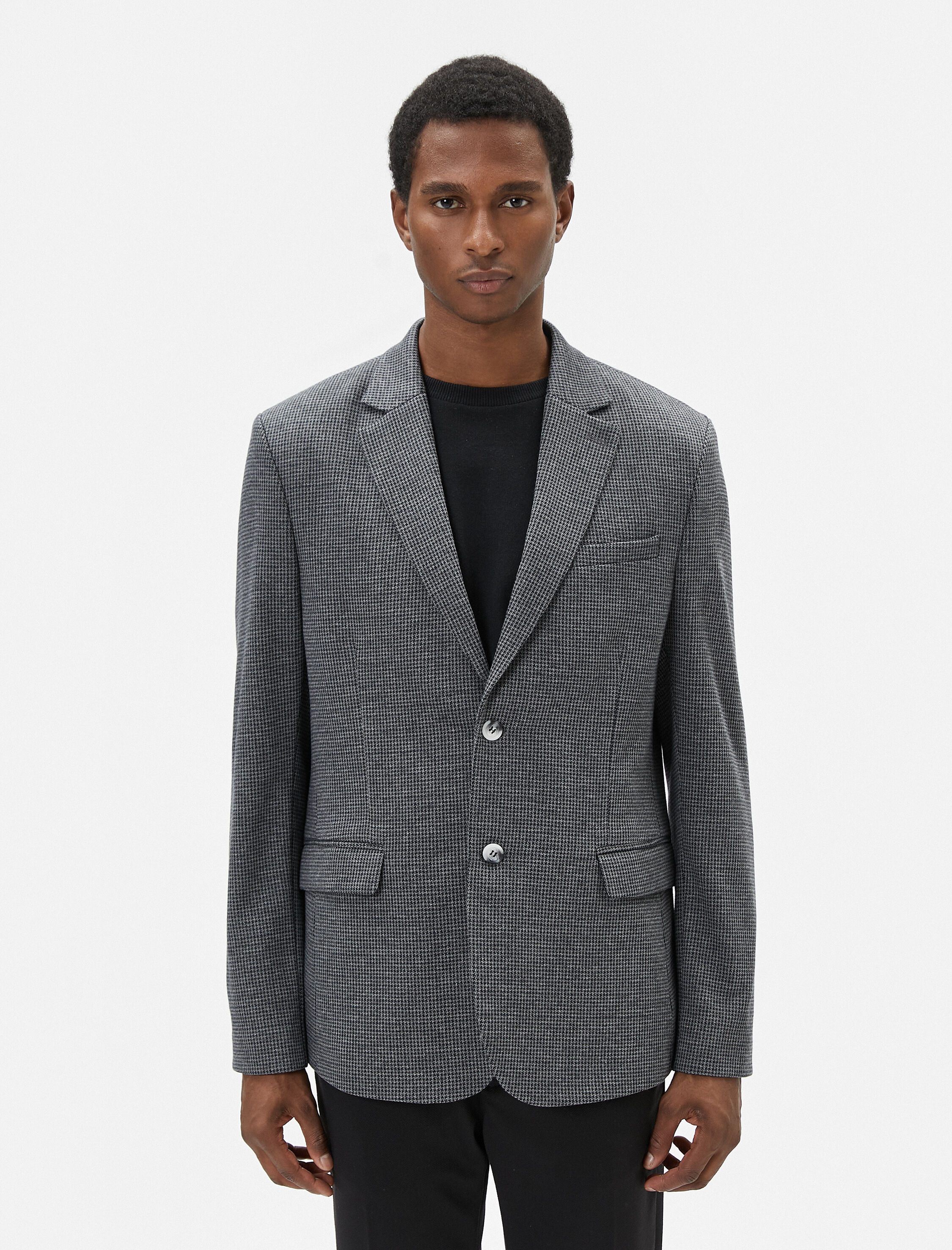   Blazer Ceket Slim Fit Cep Detaylı Düğmeli