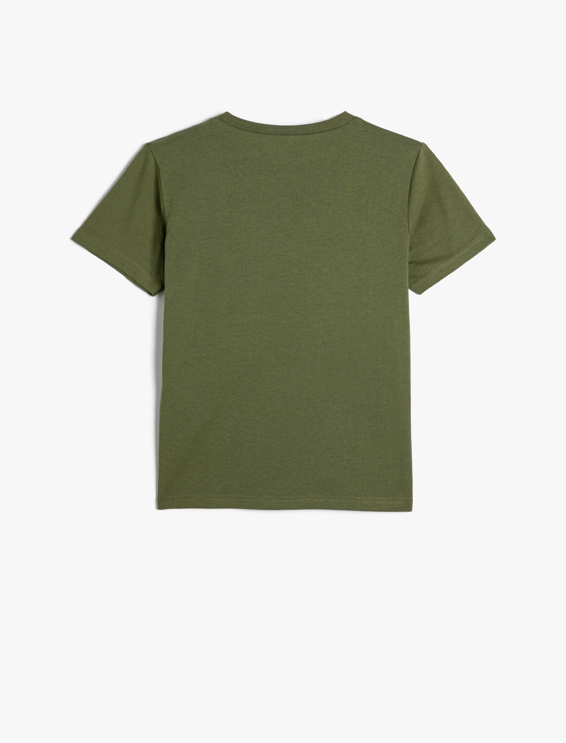  Erkek Çocuk Dinozorlu Tişört Kısa Kollu Bisiklet Yaka Pamuklu