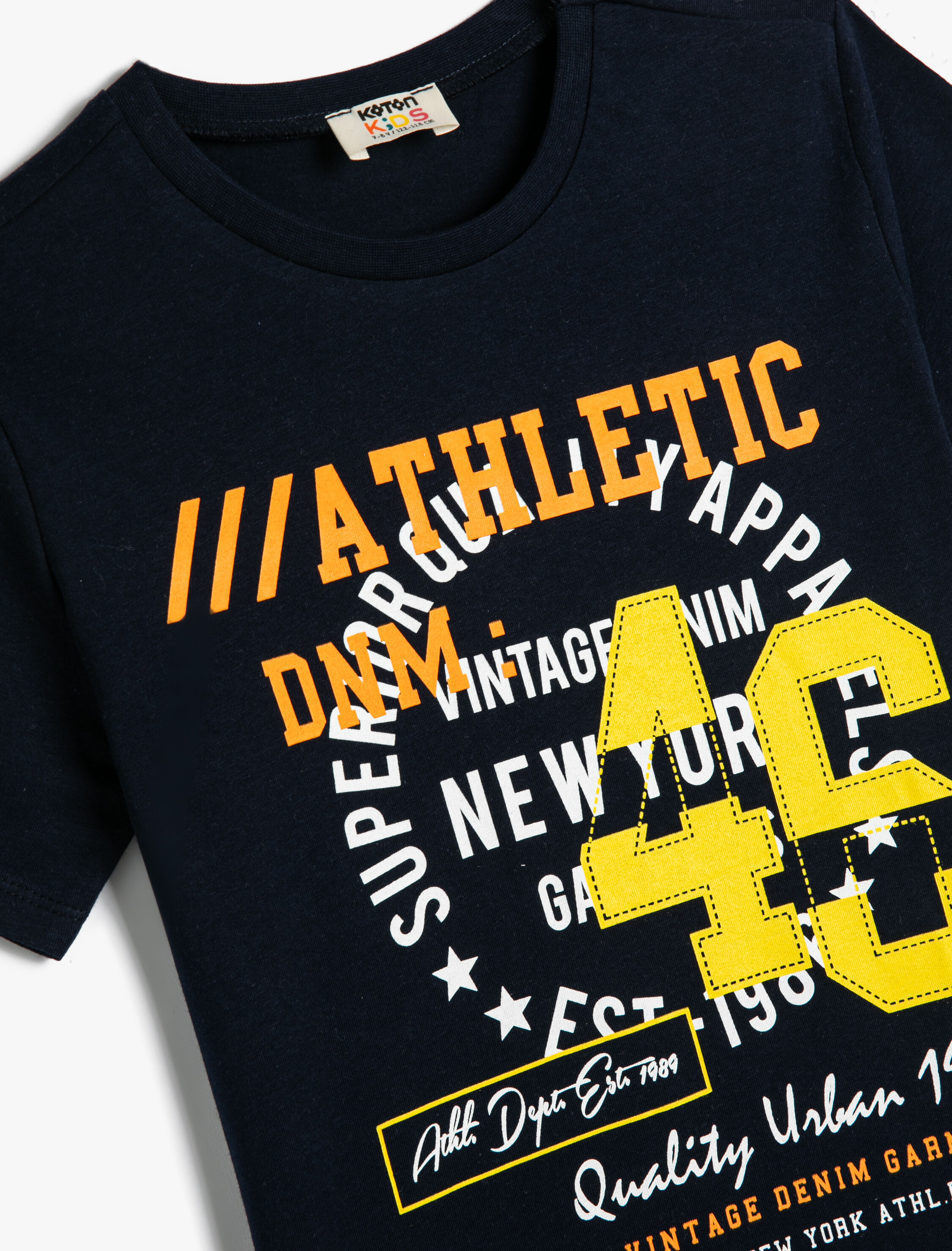  Erkek Çocuk Tişört Kısa Kollu Spor Temalı Bisiklet Yaka Pamuklu