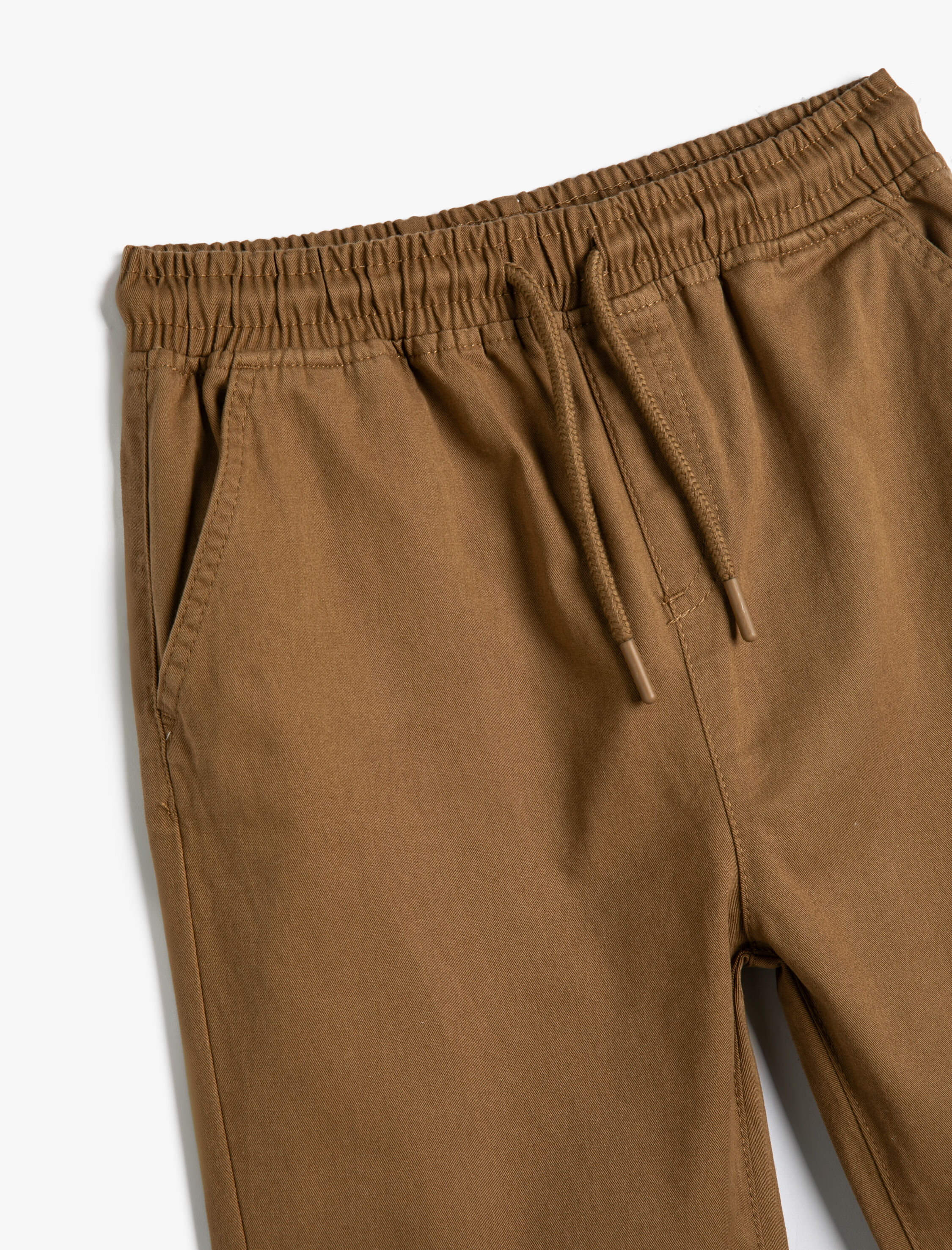  Erkek Çocuk Jogger Pantolon Cepli Pamuklu Beli Lastikli