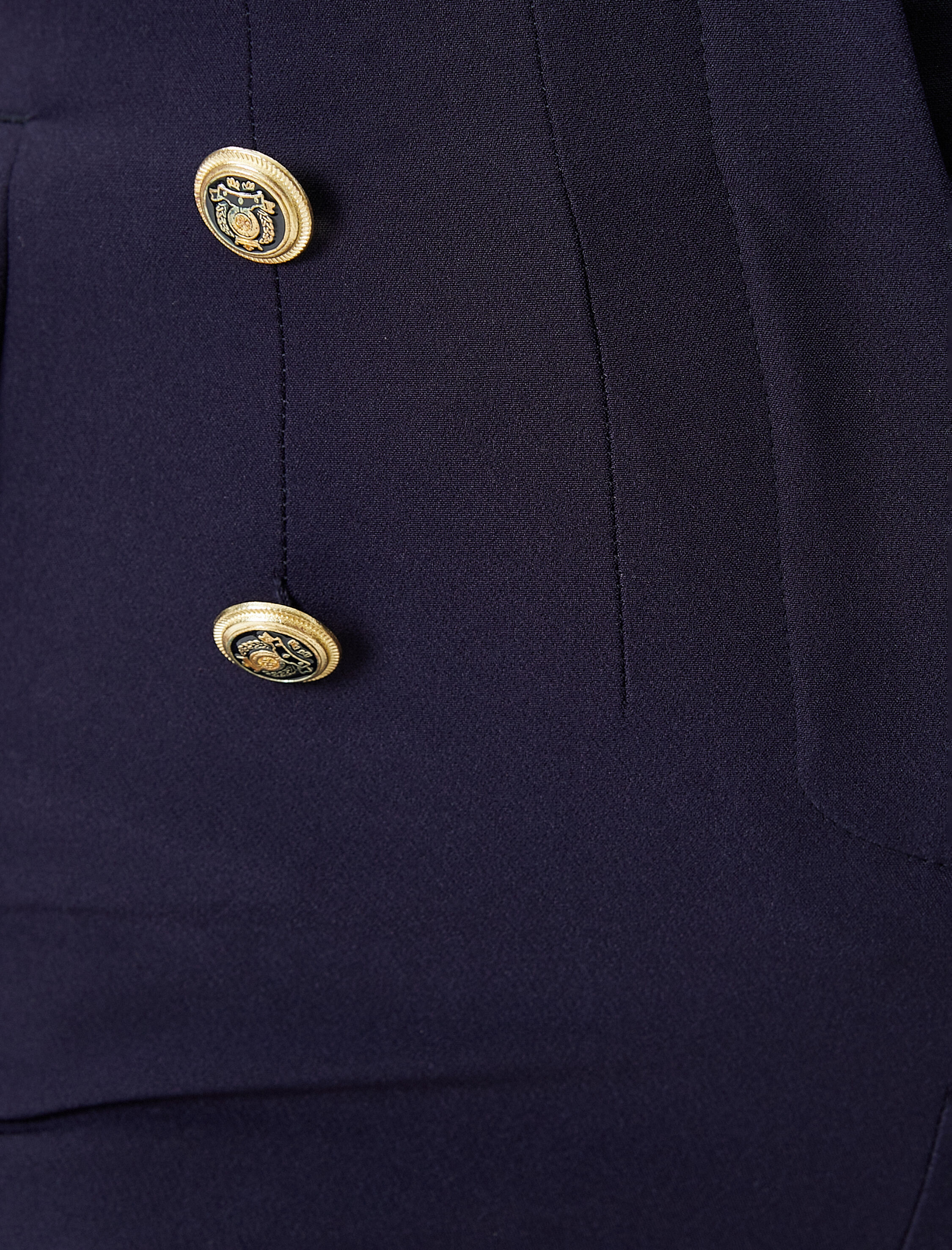   Kumaş Cigarette Pantolon Gold Düğmeli Cepli Normal Bel