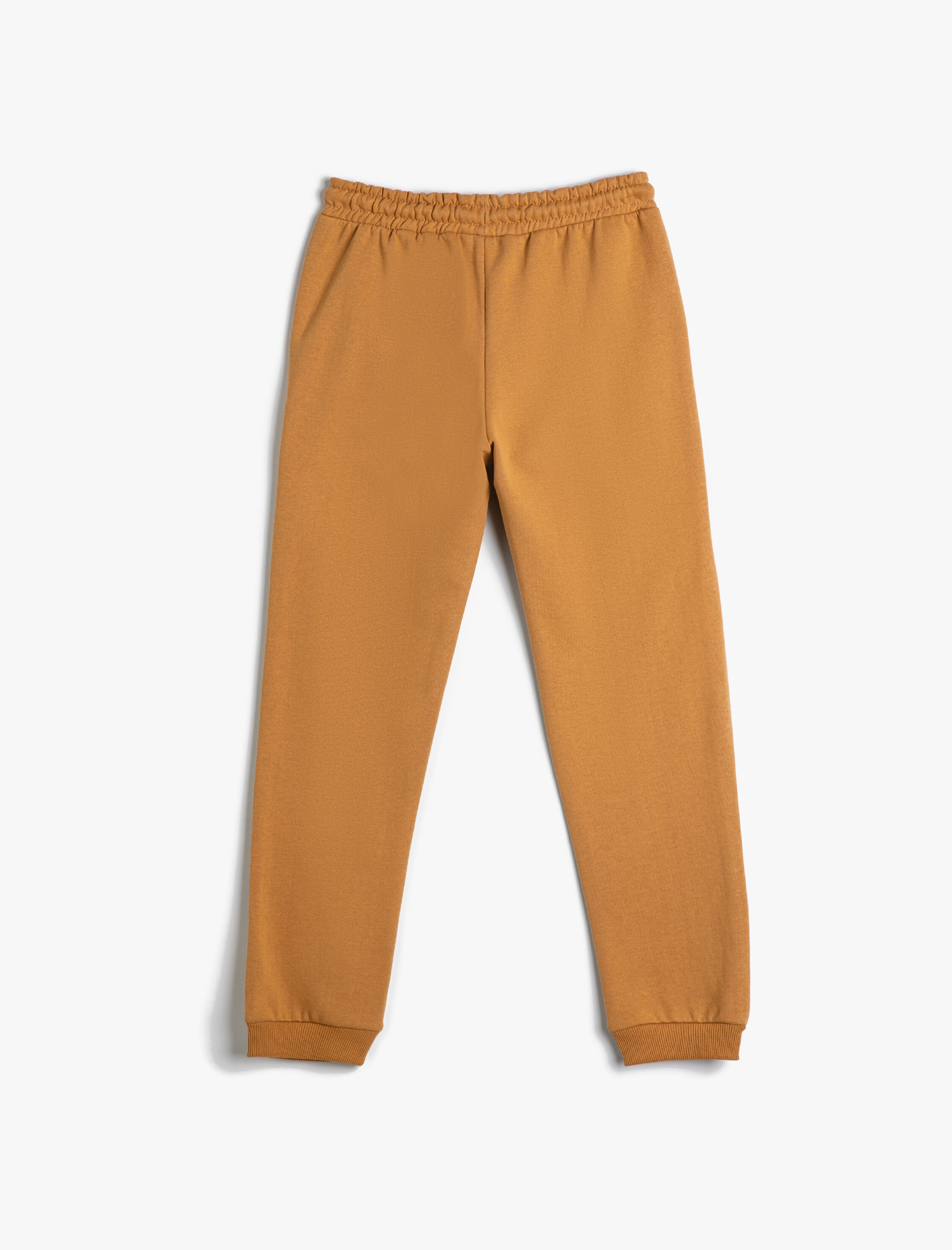  Erkek Çocuk Jogger Eşofman Altı Geyik Baskılı Beli Bağlamalı Şardonlu