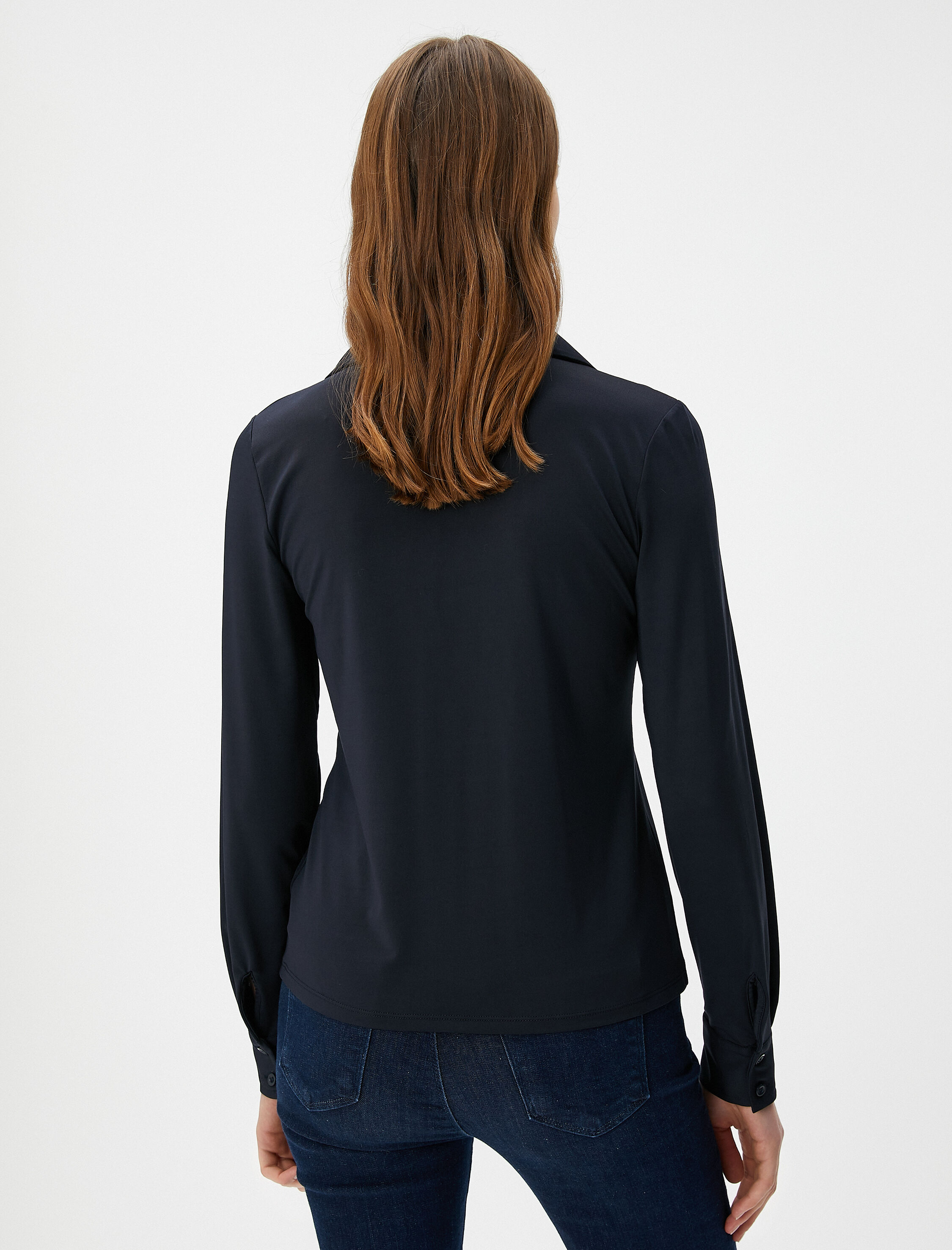   Melis Ağazat X Koton - Uzun Kollu Slim Fit Gömlek