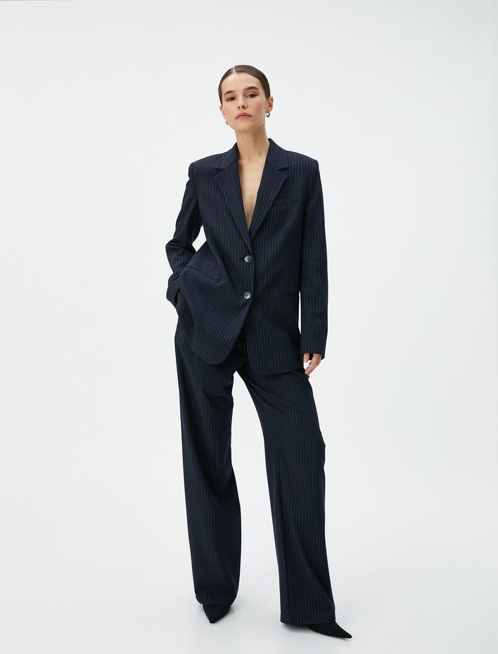  Melis Ağazat X Koton - Kumaş Palazzo Pantolon