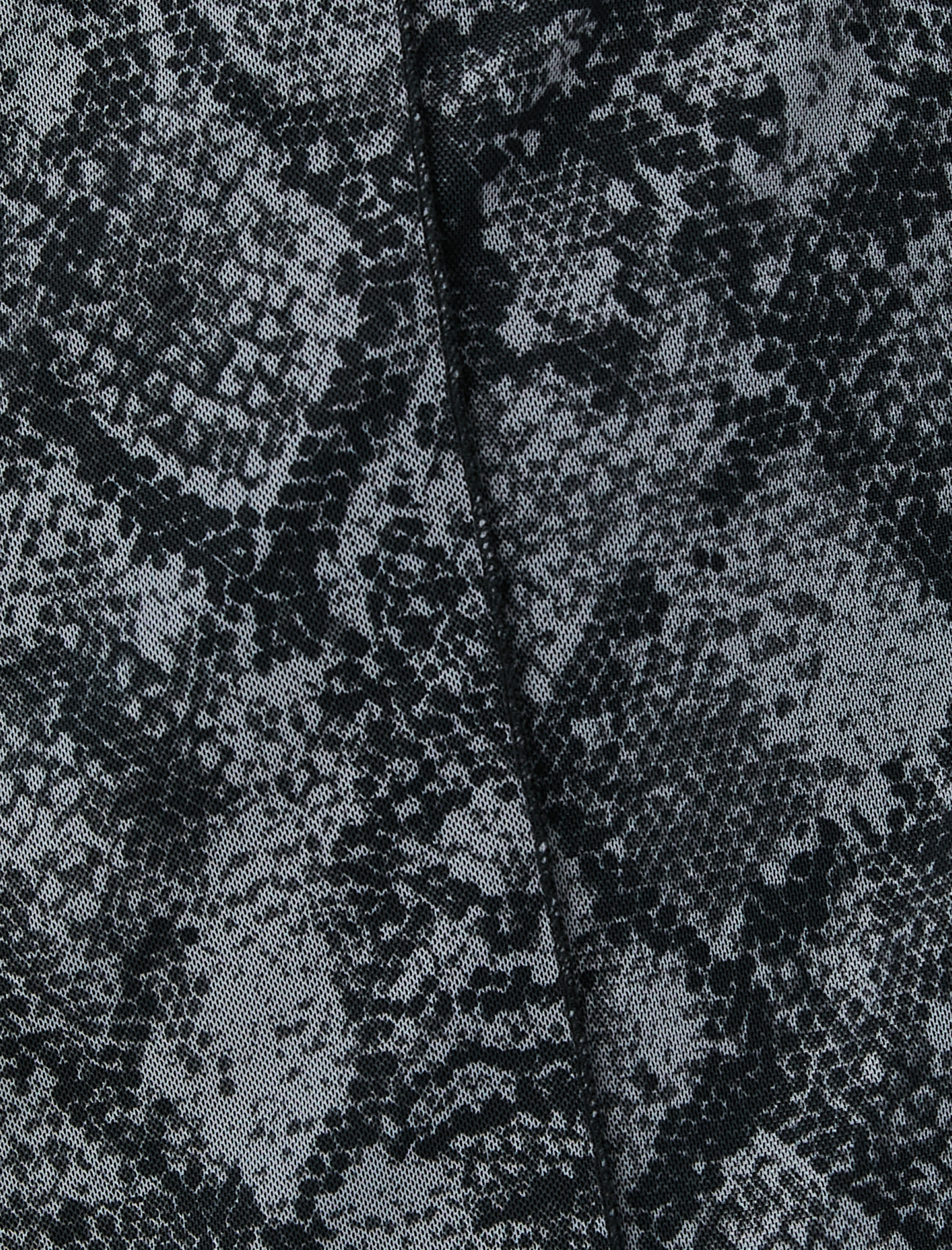   Uzun Elbise Yılan Derisi Desenli