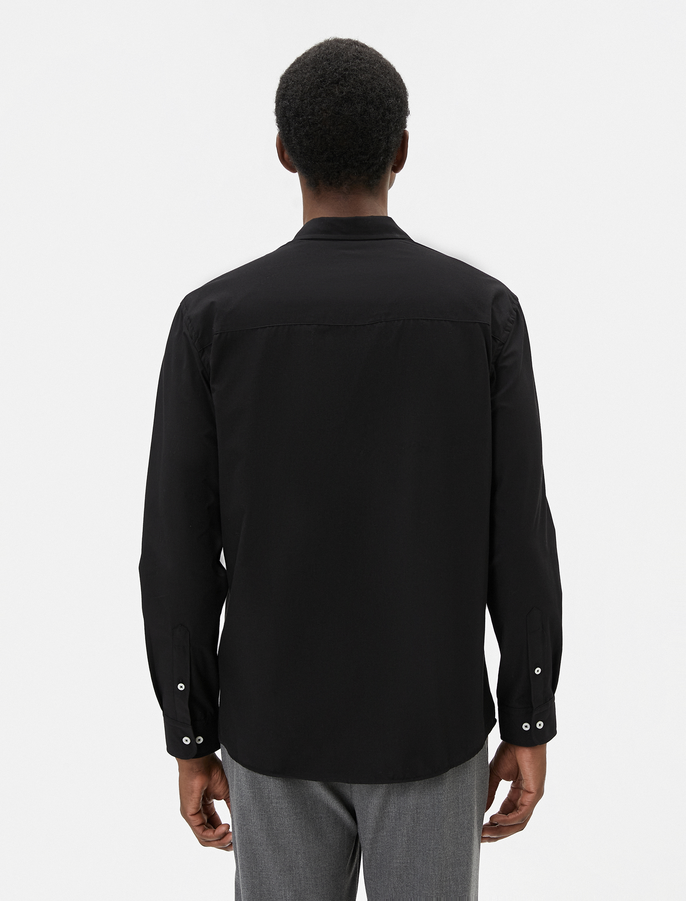   Klasik Gömlek Slim Fit Uzun Kollu Düğmeli