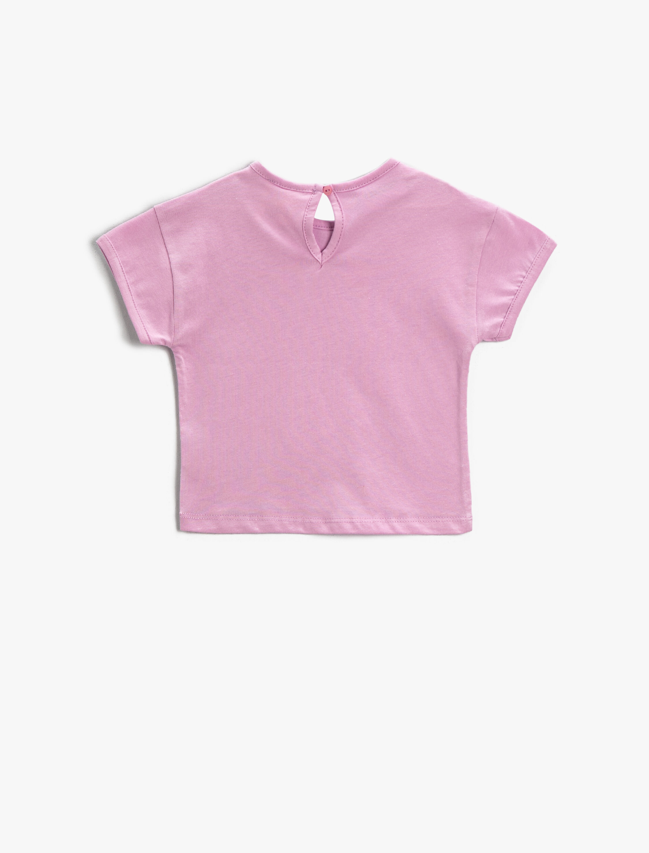  Kız Bebek Tweety Baskılı Tişört Kısa Kollu Lisanslı Pamuklu