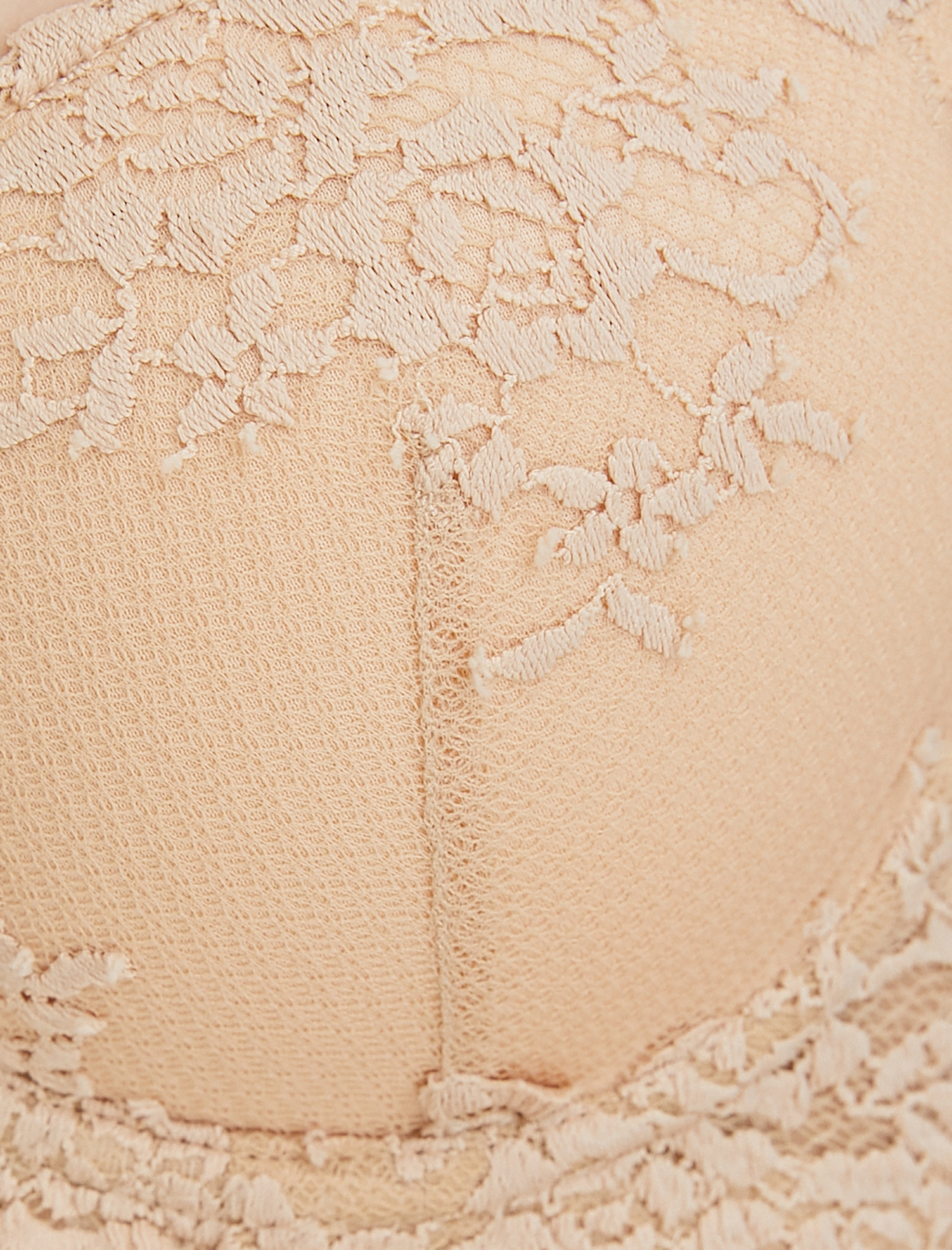 Push Up Sütyen Dantelli Dolgulu Kaplı Balenli