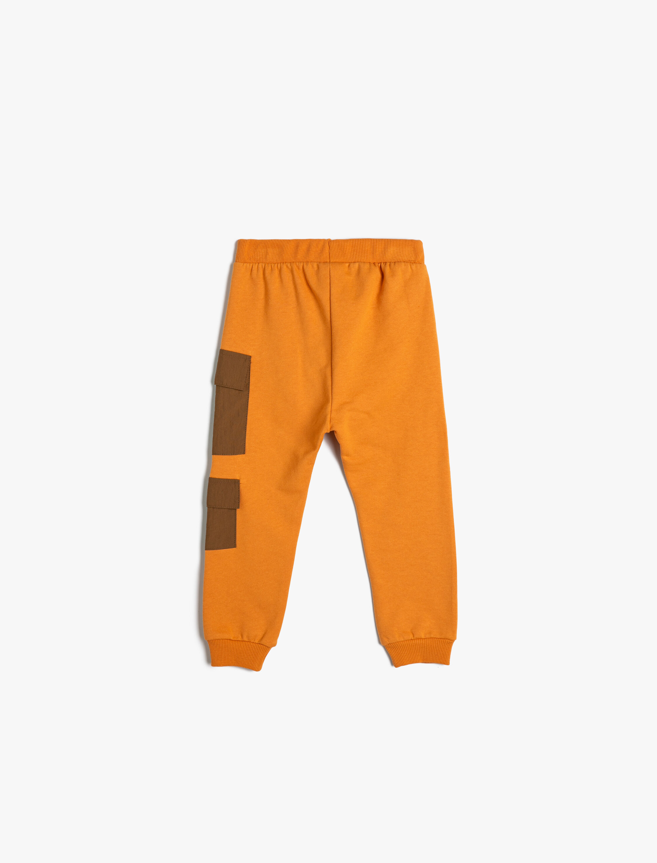  Erkek Bebek Jogger Eşofman Altı Cep Detaylı Beli Bağlamalı Şardonlu Pamuklu