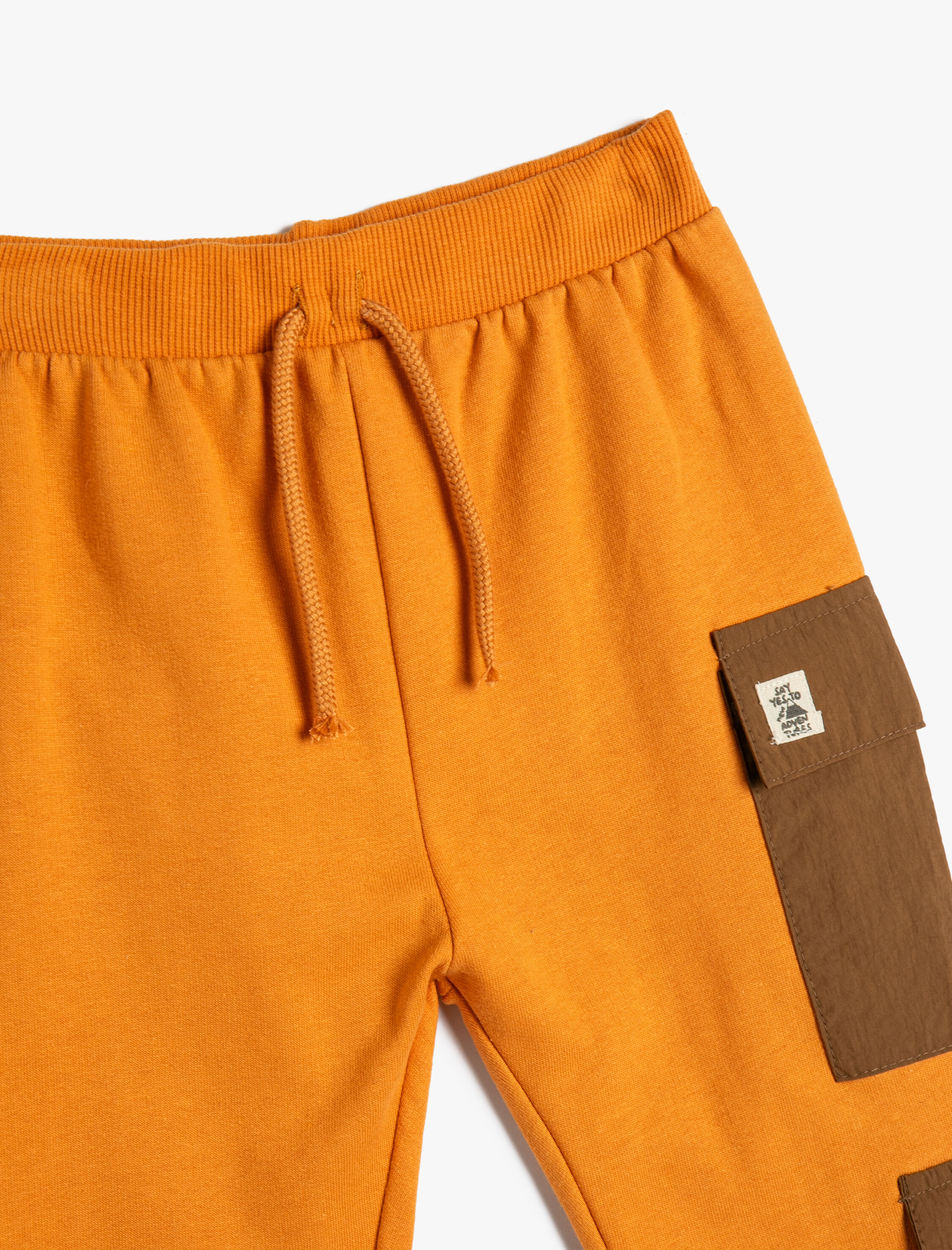  Erkek Bebek Jogger Eşofman Altı Cep Detaylı Beli Bağlamalı Şardonlu Pamuklu